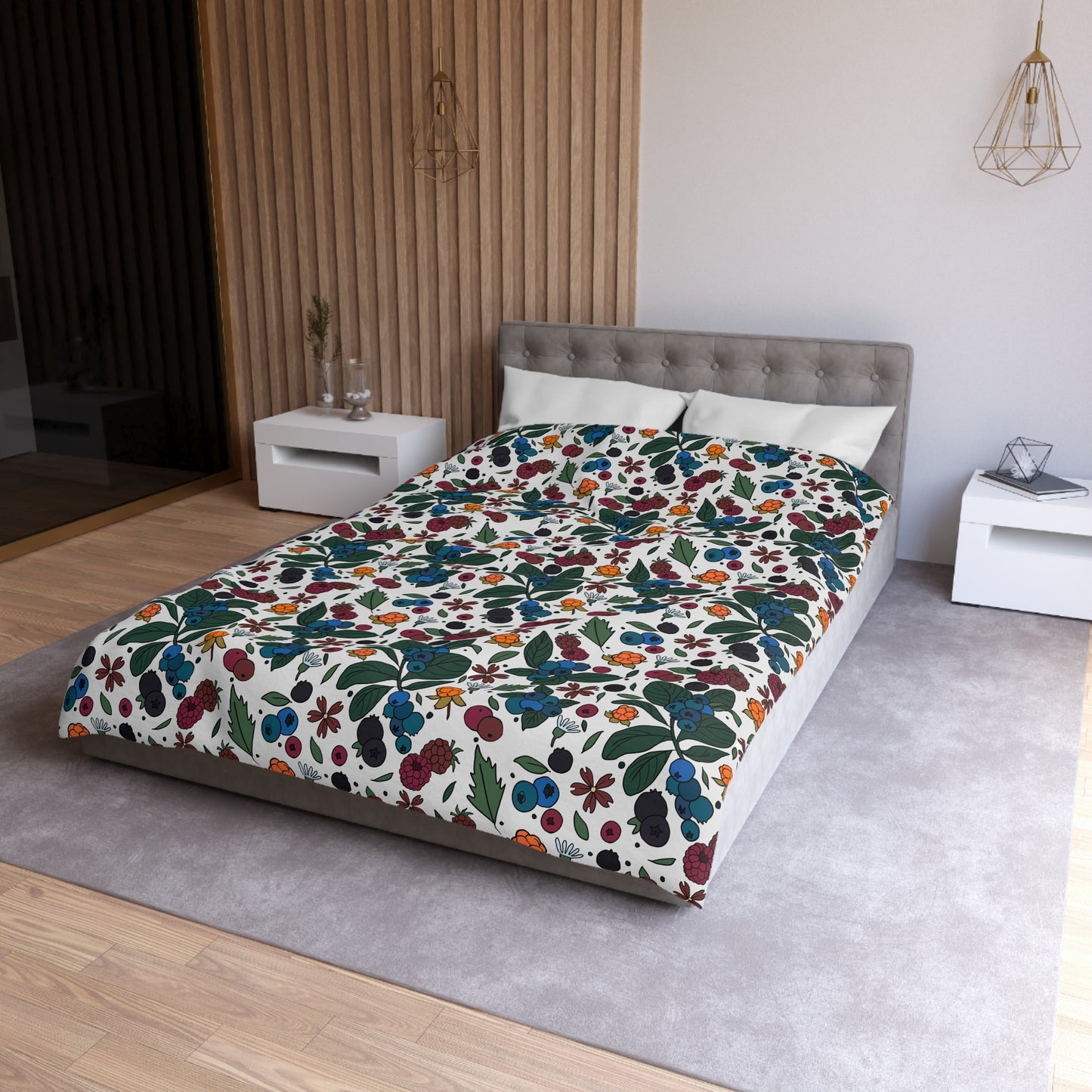 Berrypicking - Microfiber Duvet Cover