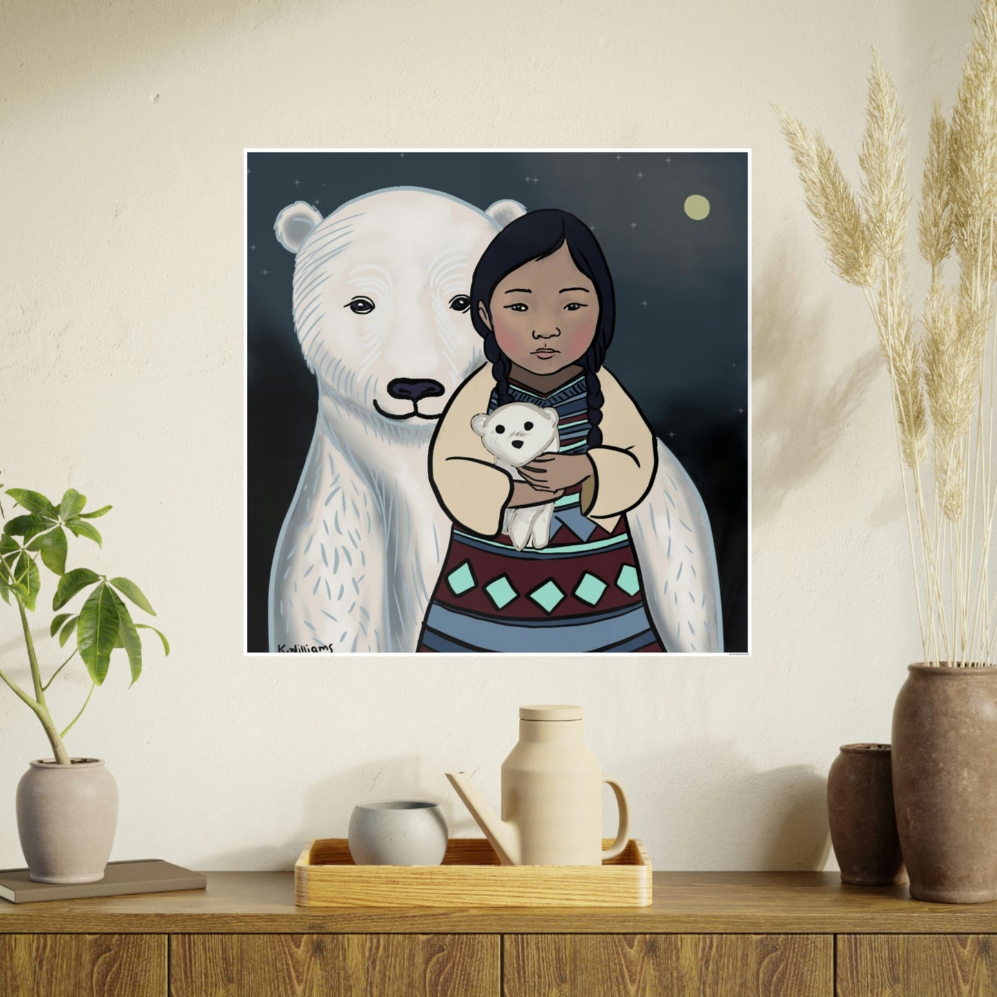 Mama Bear - Photo Art Paper Posters