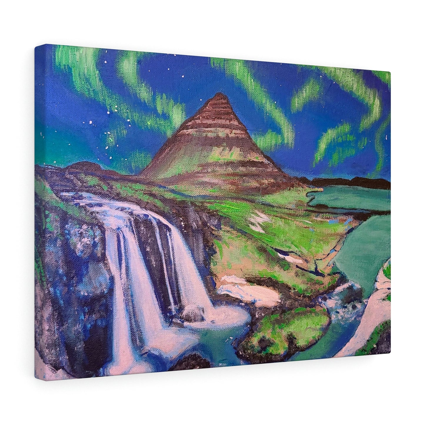Northern lights- Stretched canvas