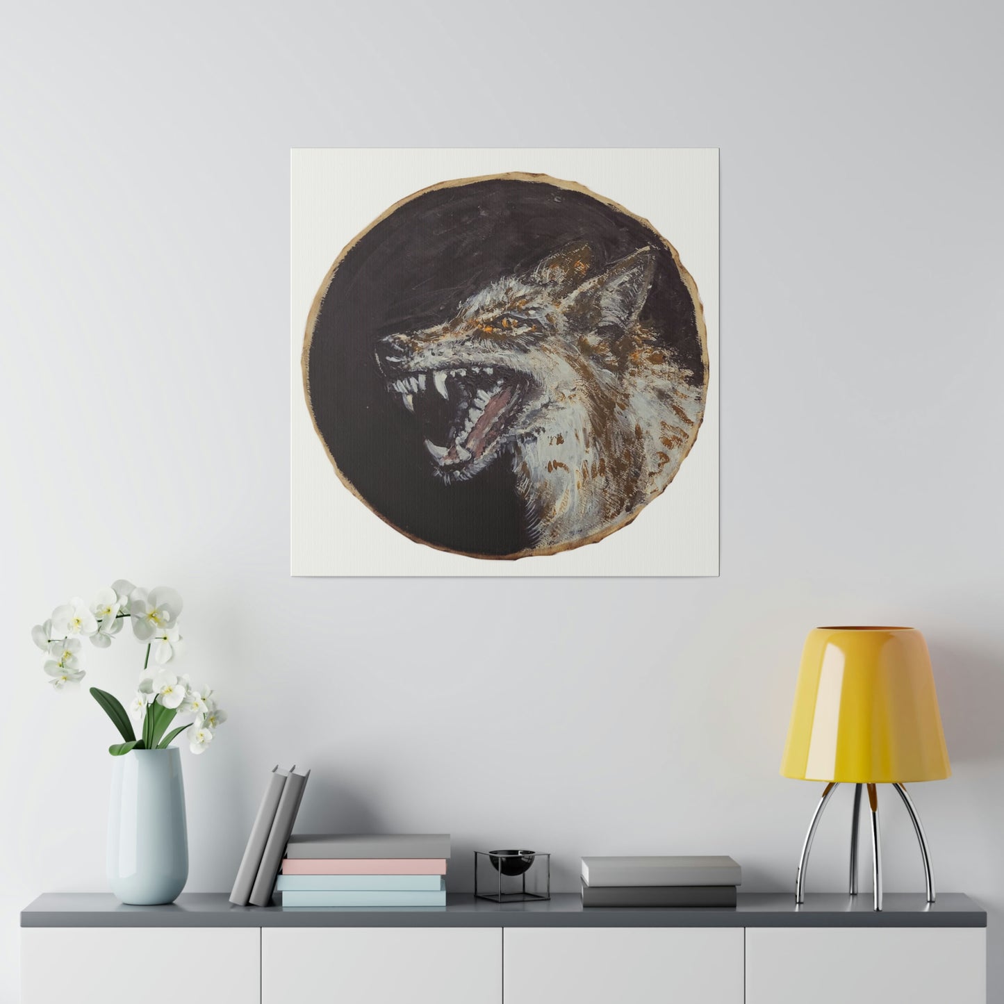 Wolf - Matte Canvas, Stretched, 0.75"