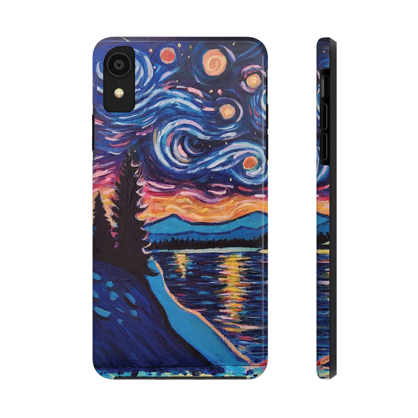 Starry Labrador Night - Tough Phone Cases