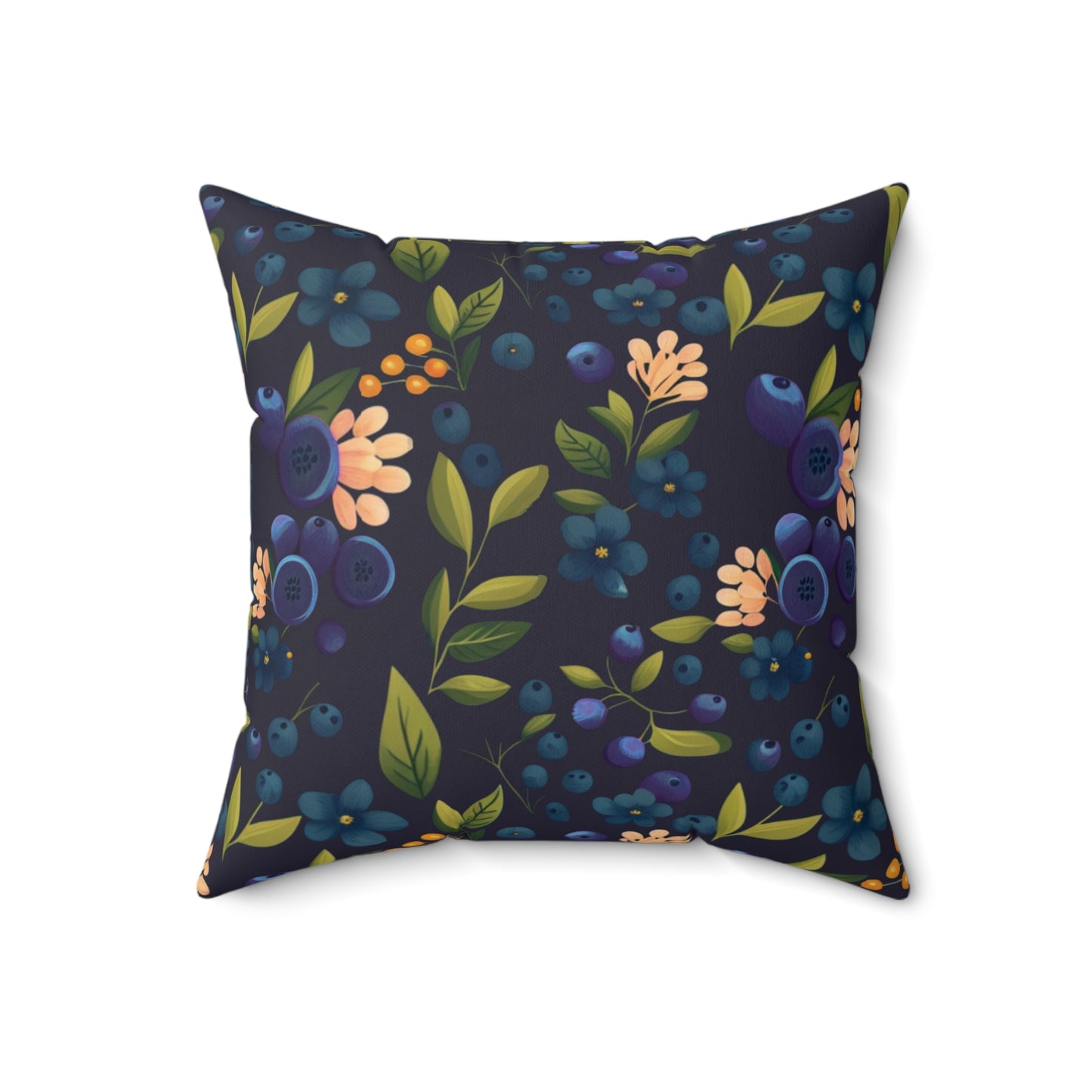 Blueberry Dream Square Pillow