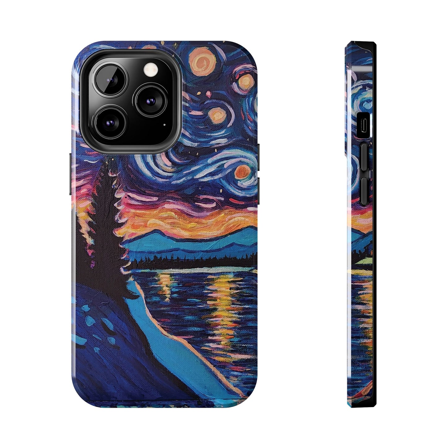 Starry Labrador Night - Tough Phone Cases