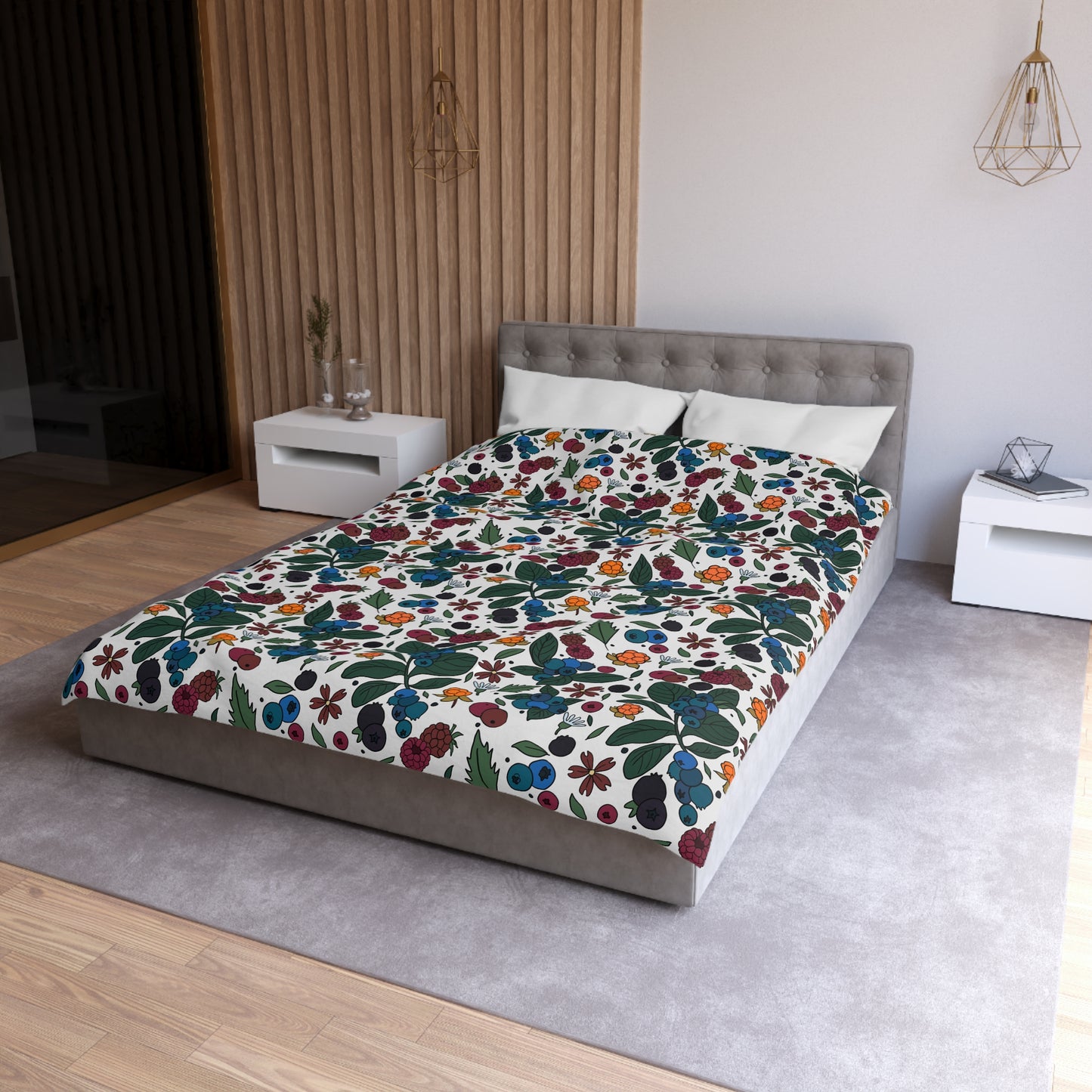 Berrypicking - Microfiber Duvet Cover