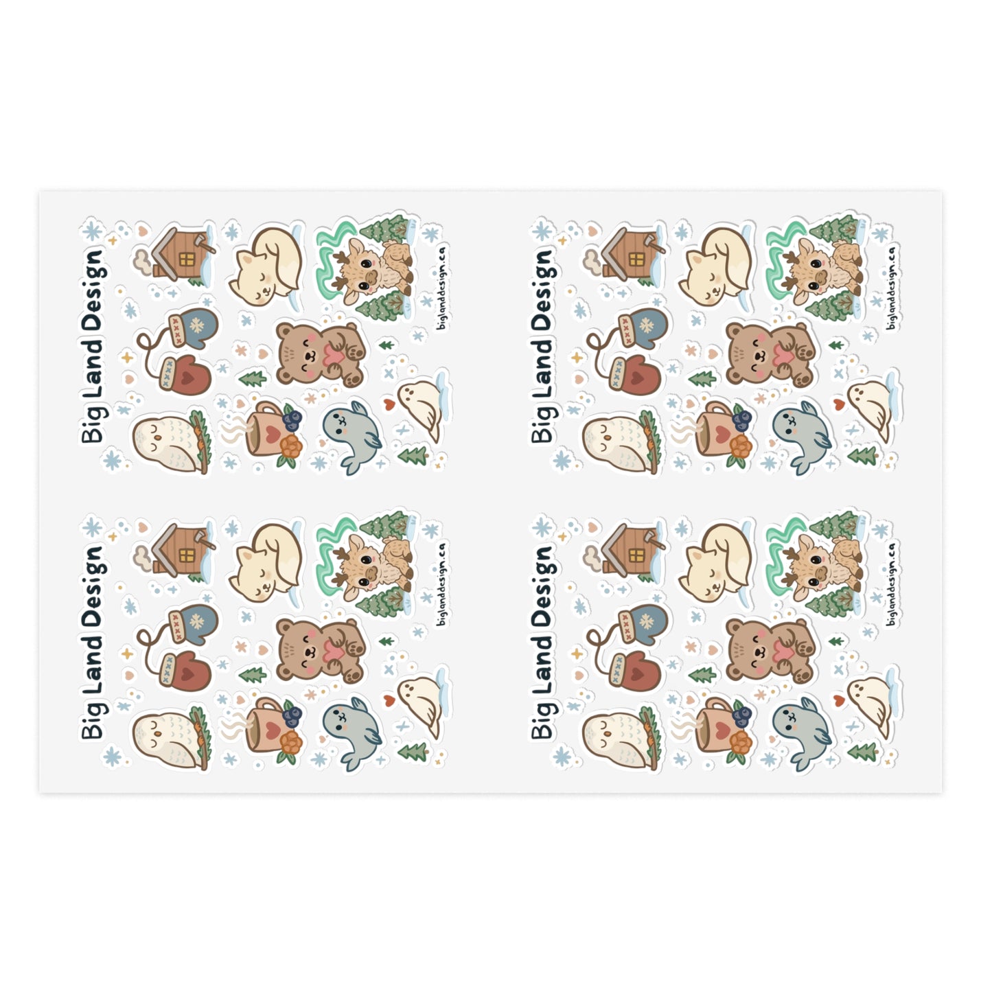 Labrador Critters Cozy Sticker Sheets