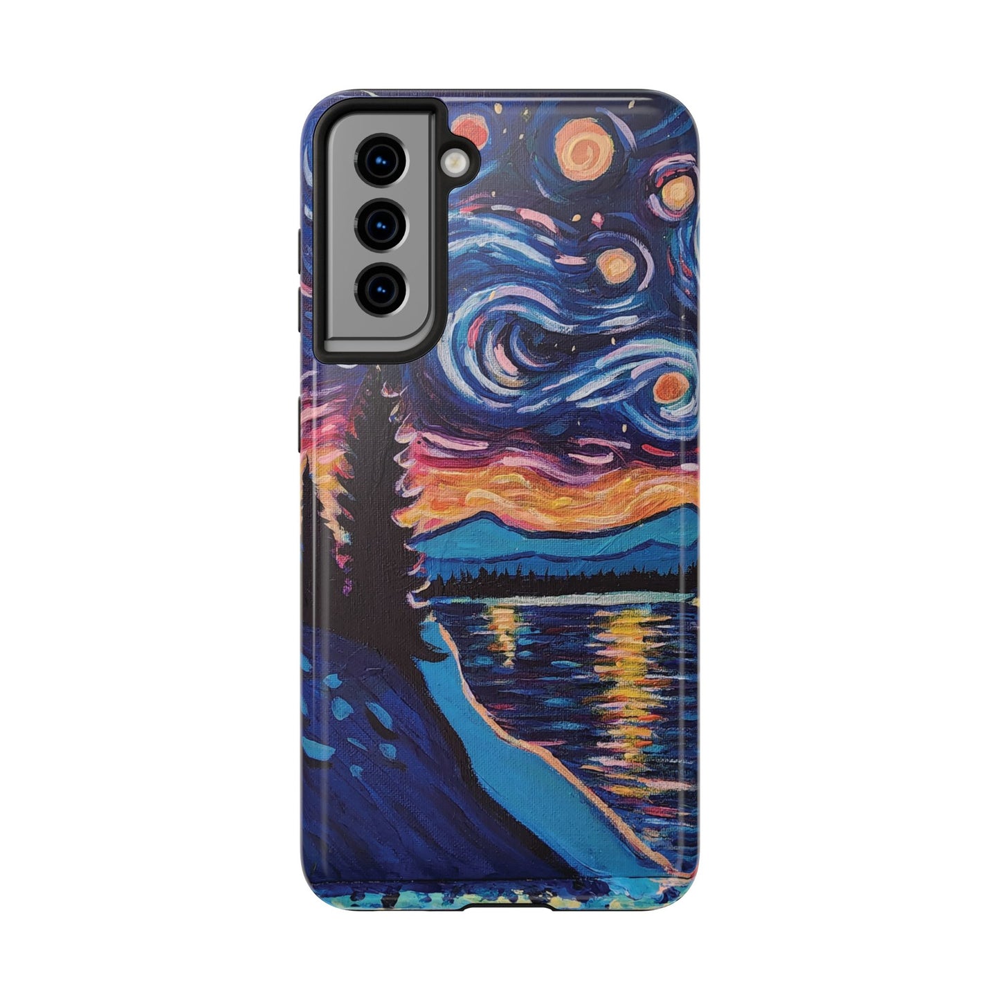 Starry Labrador Night - Tough Phone Cases