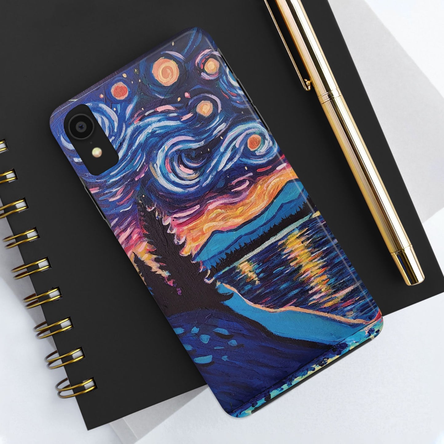 Starry Labrador Night - Tough Phone Cases