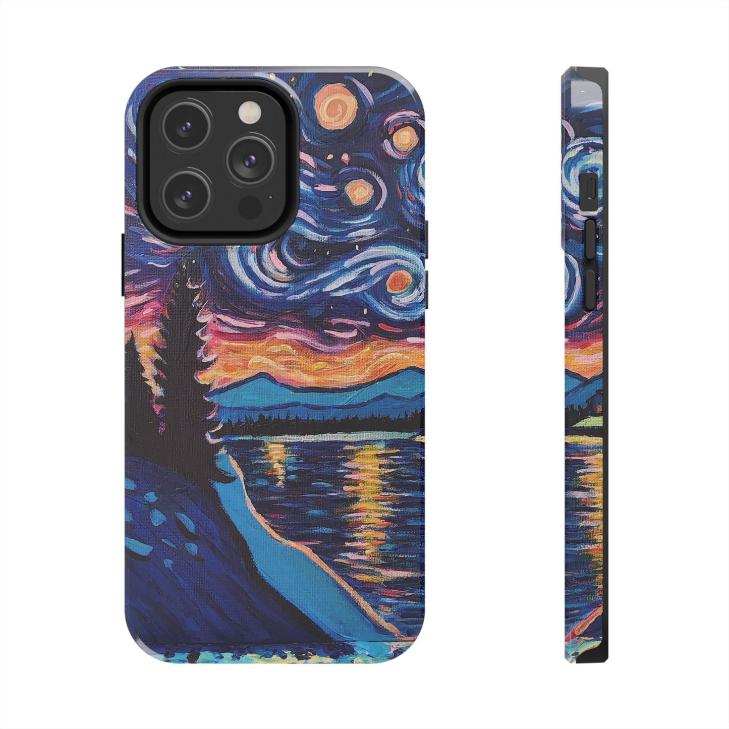 Starry Labrador Night - Tough Phone Cases