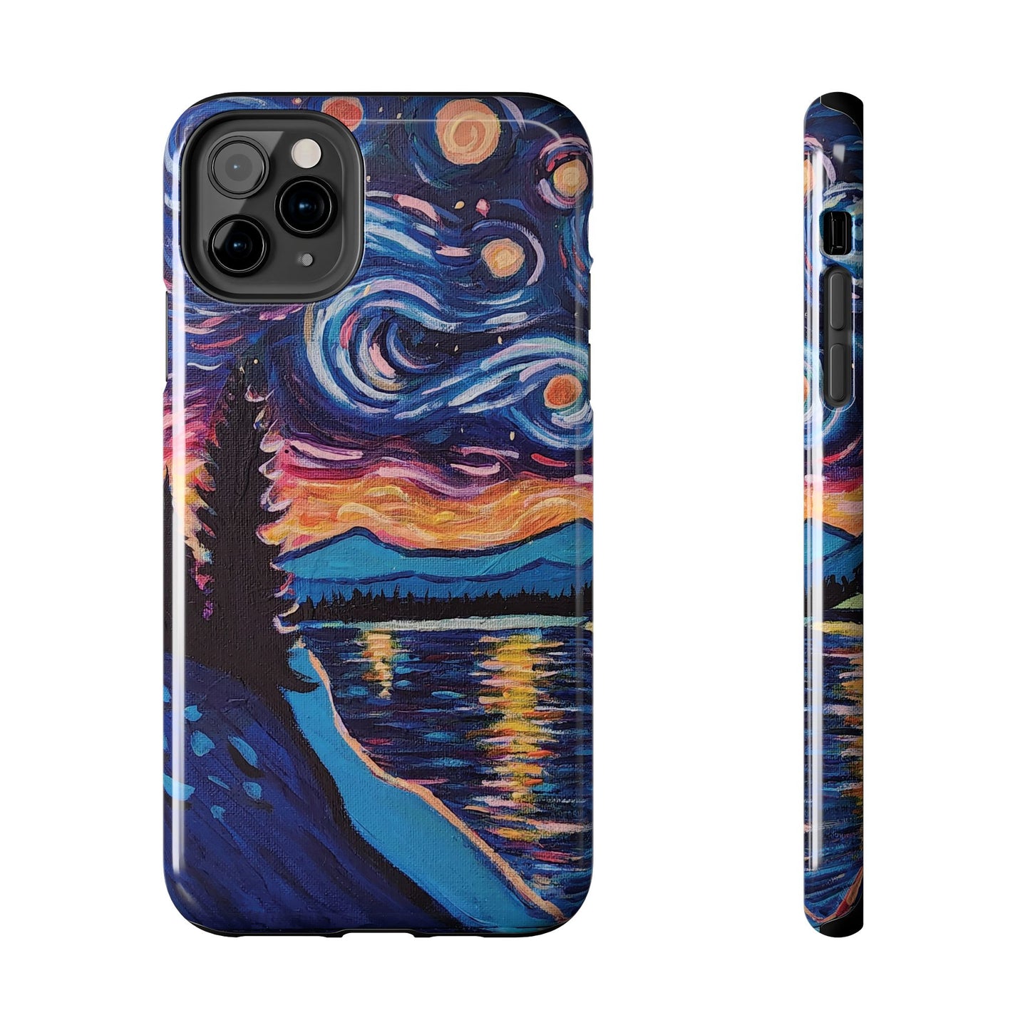 Starry Labrador Night - Tough Phone Cases