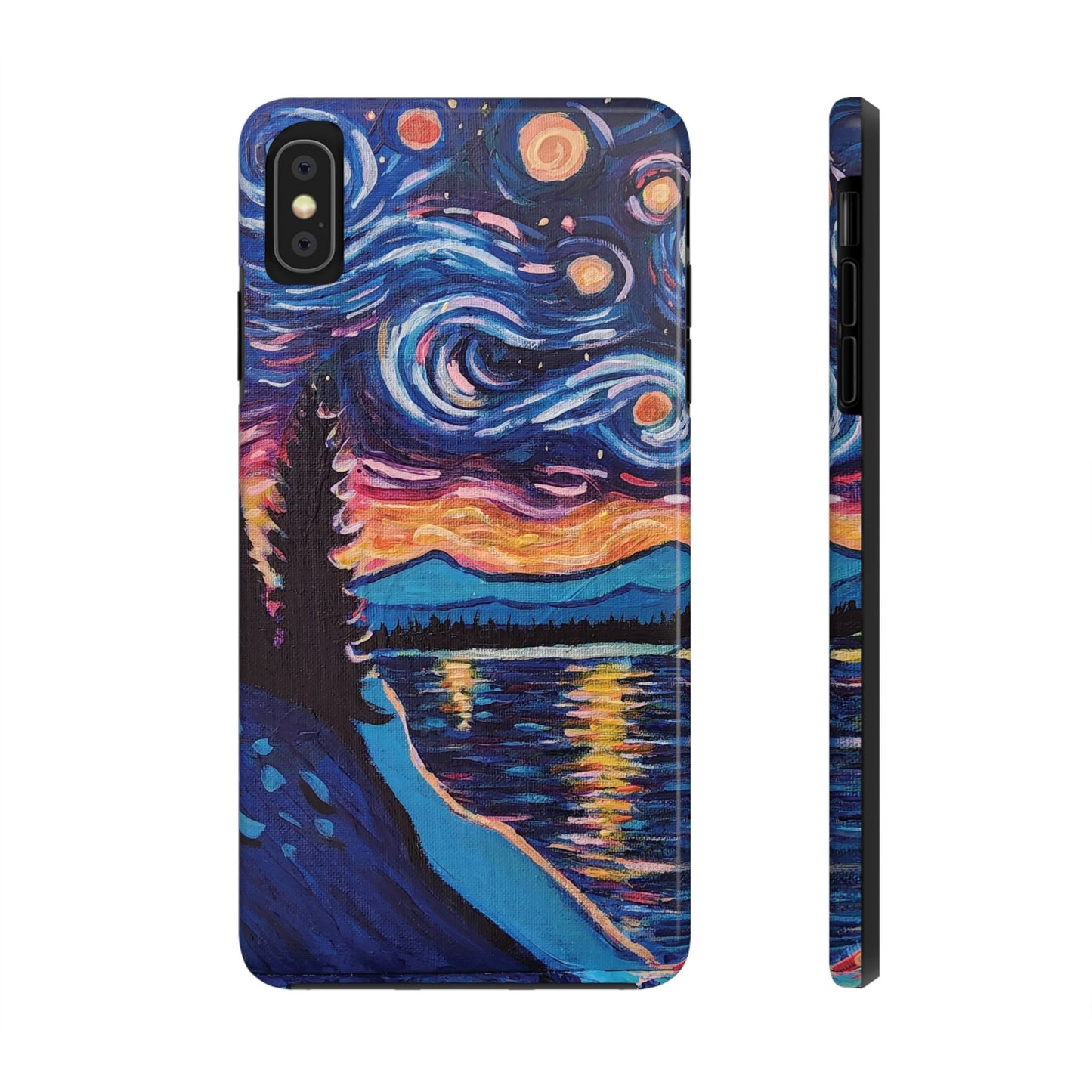 Starry Labrador Night - Tough Phone Cases