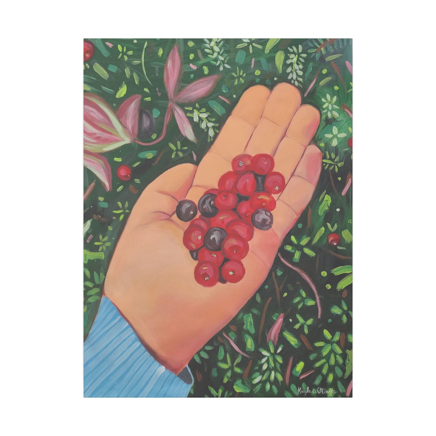 My daughter - Canvas Print - Nature-inspired Stretched Wall Decor