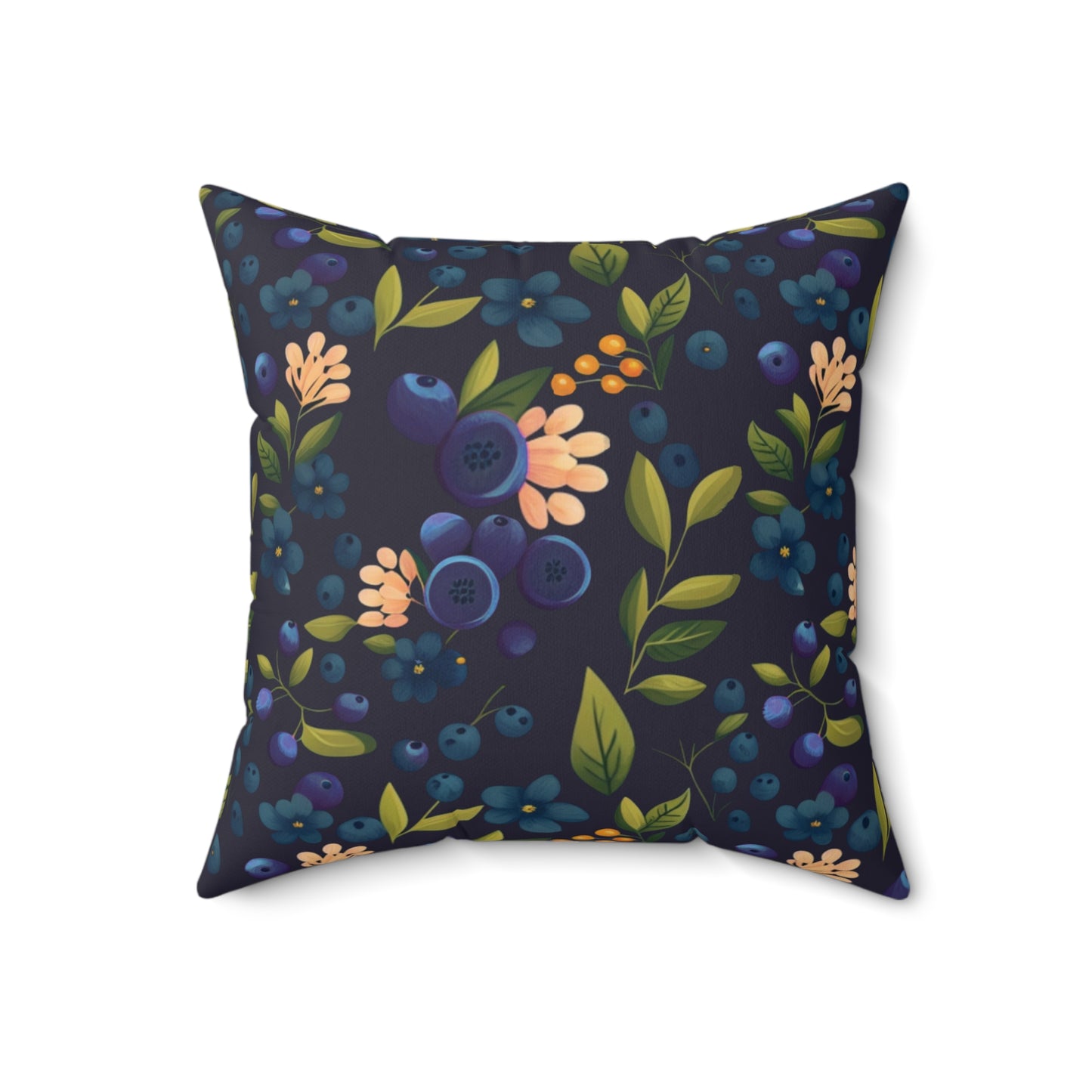 Blueberry Dream Square Pillow