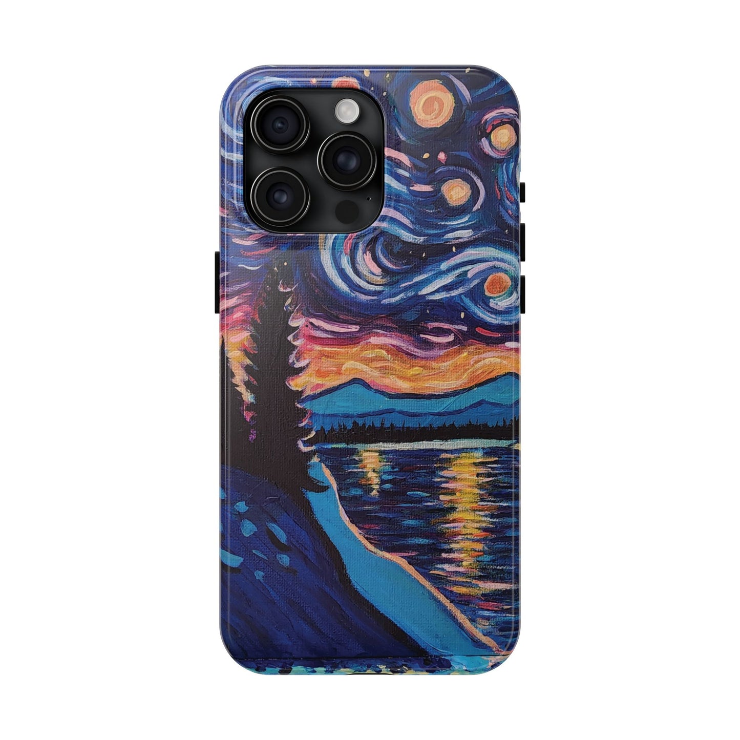 Starry Labrador Night - Tough Phone Cases