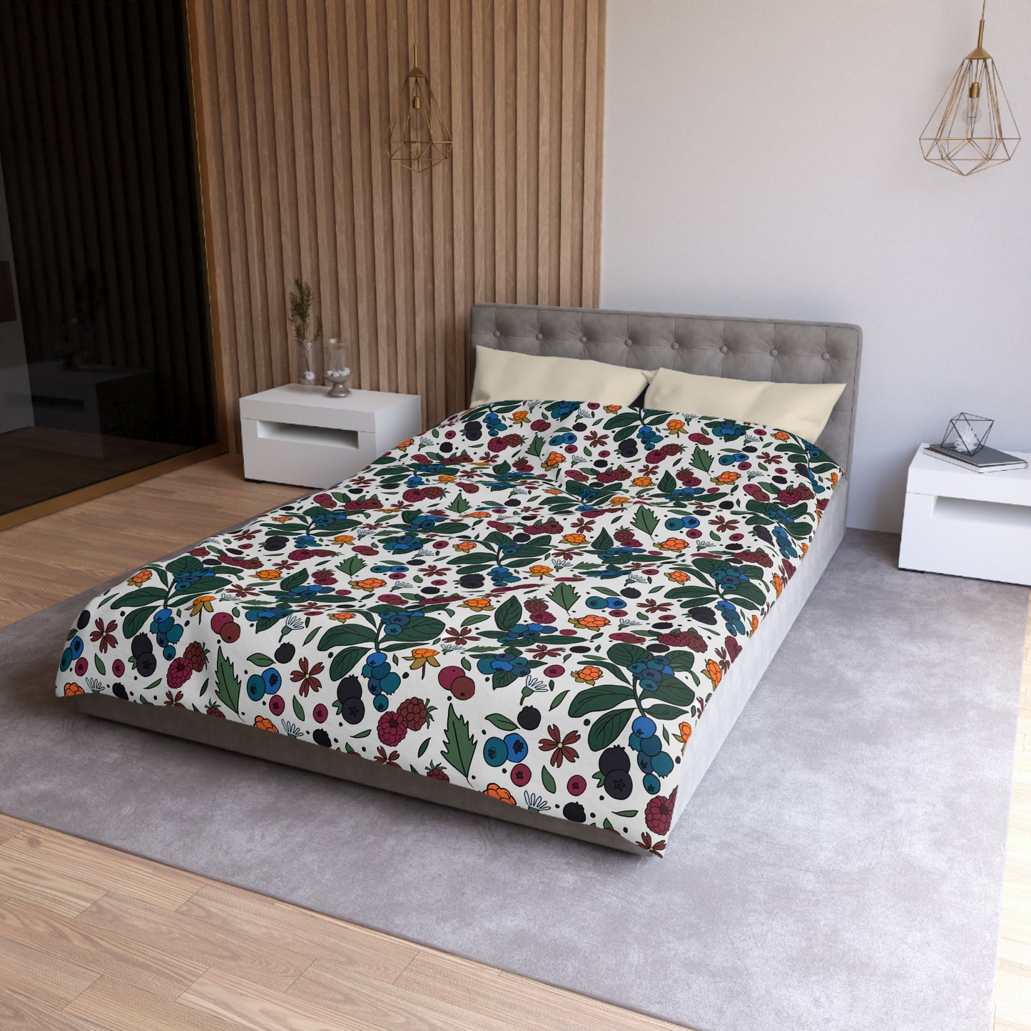 Berrypicking - Microfiber Duvet Cover