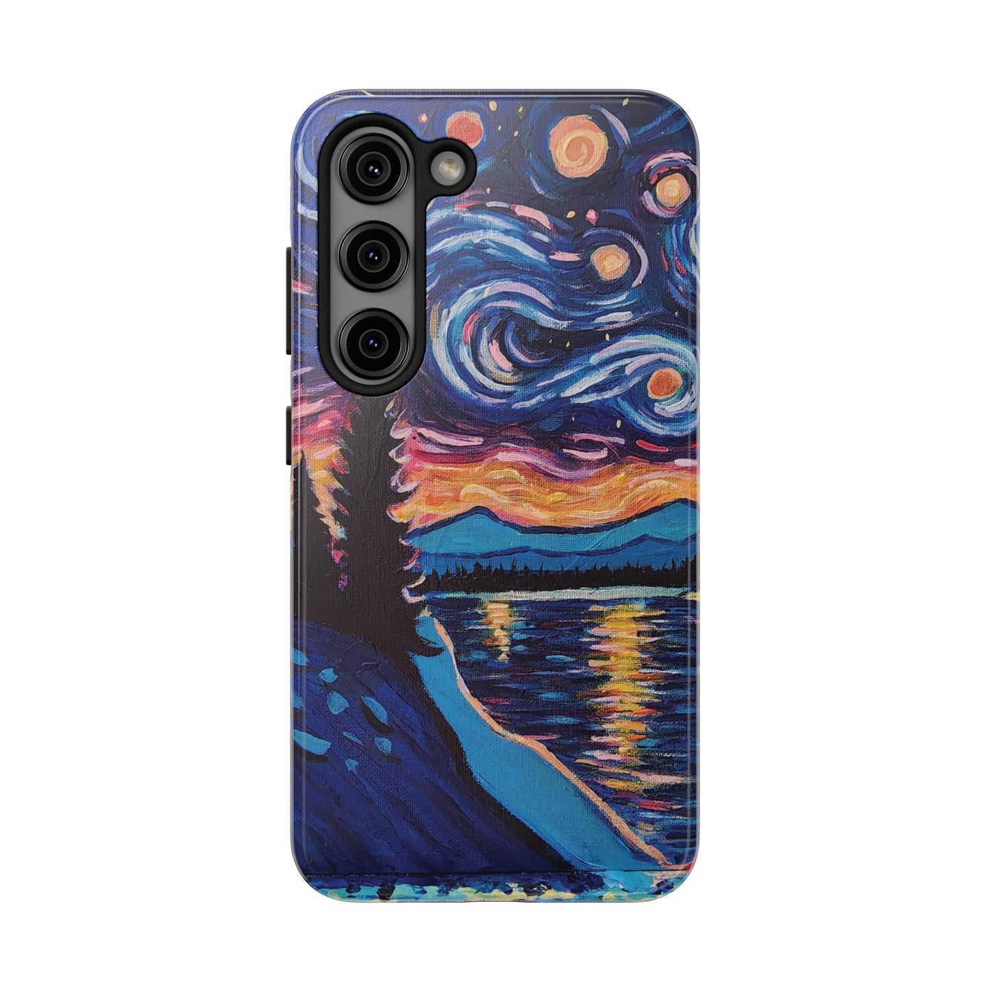 Starry Labrador Night - Tough Phone Cases