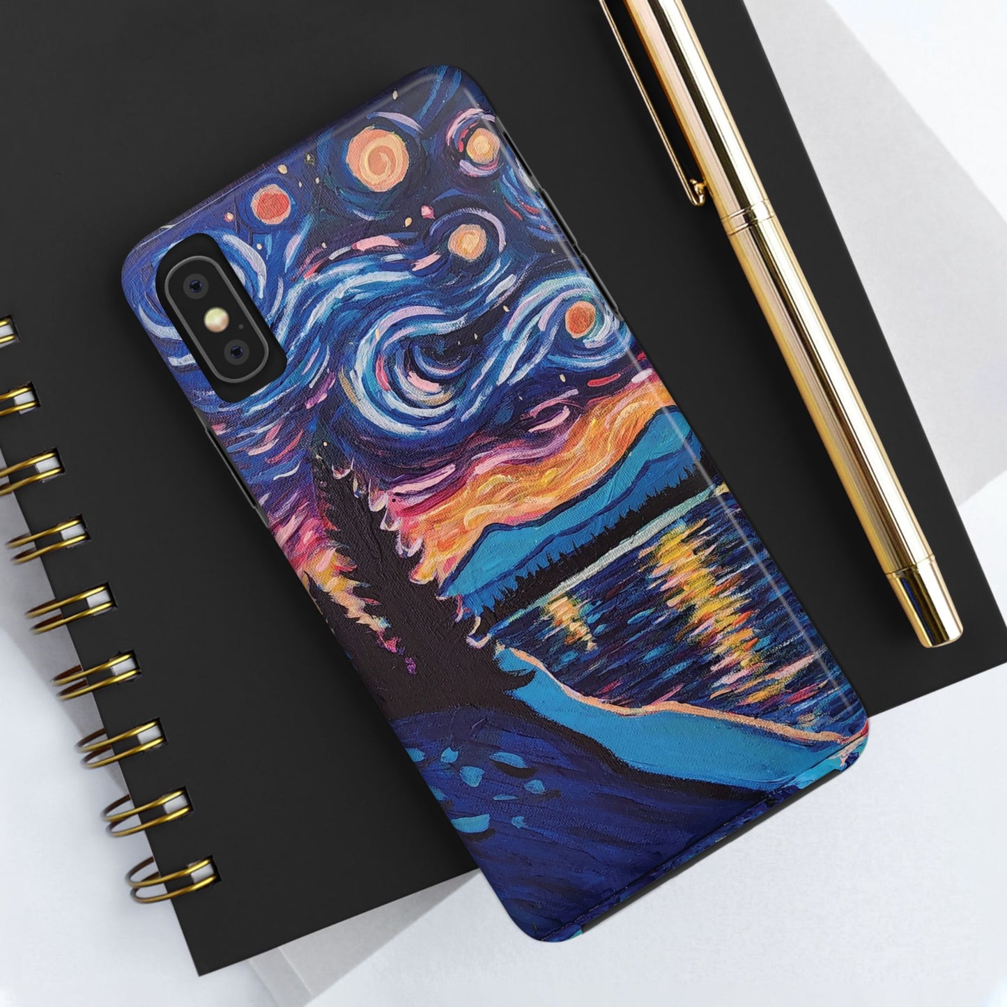 Starry Labrador Night - Tough Phone Cases