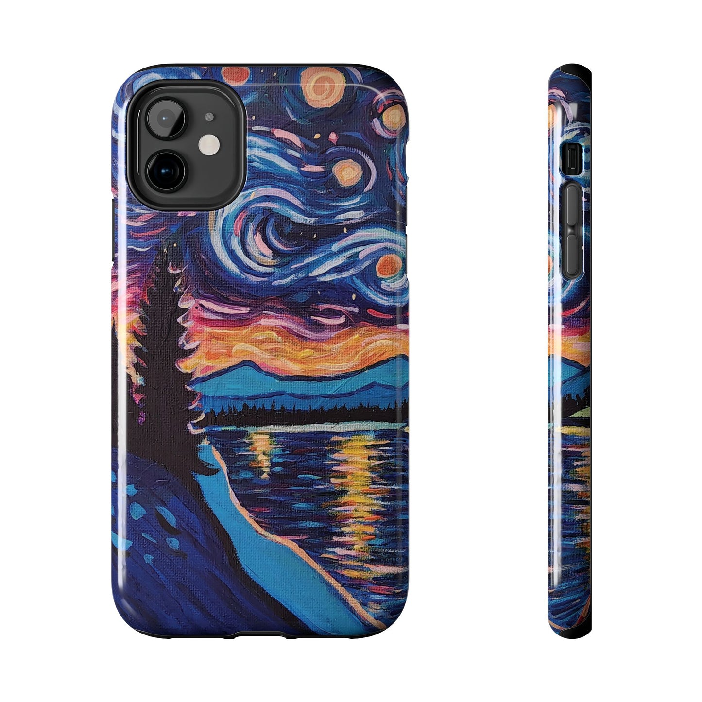 Starry Labrador Night - Tough Phone Cases