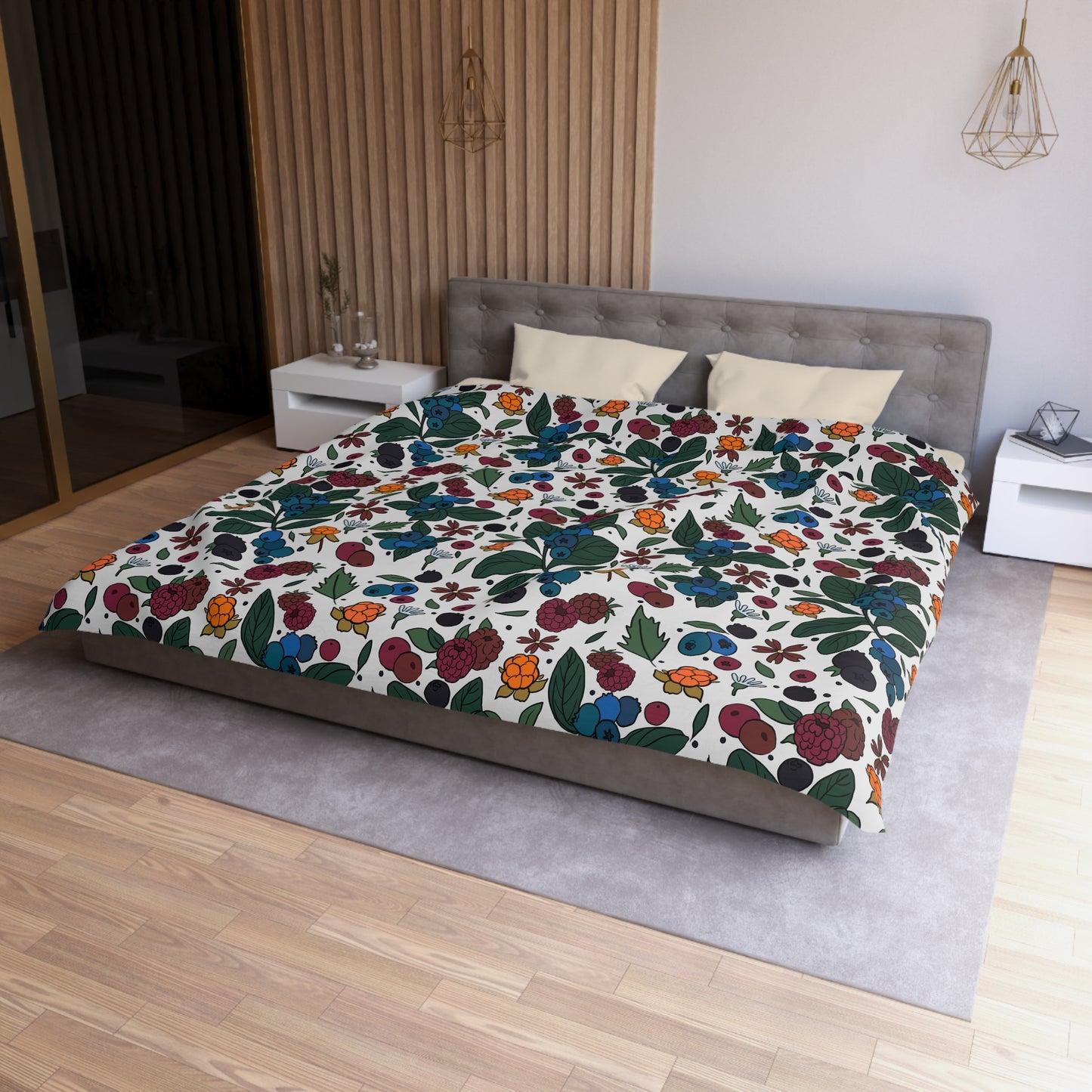 Berrypicking - Microfiber Duvet Cover