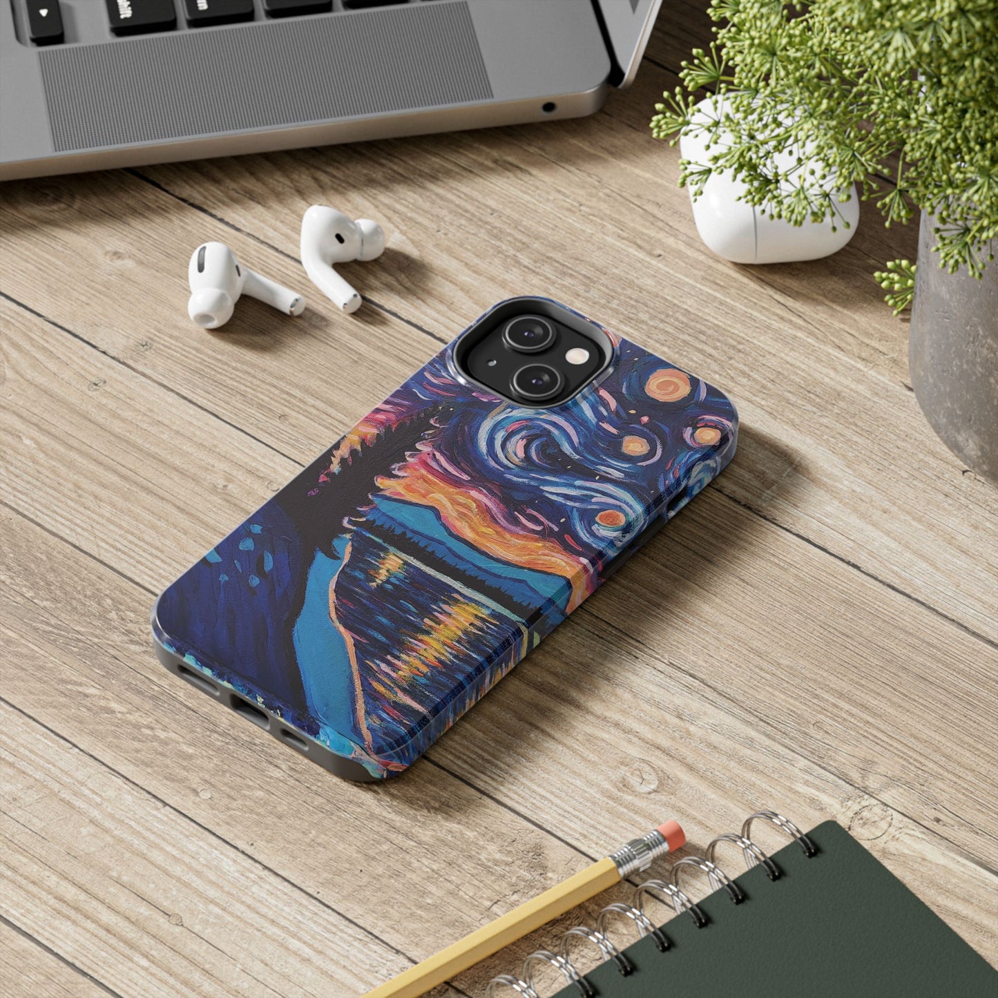 Starry Labrador Night - Tough Phone Cases