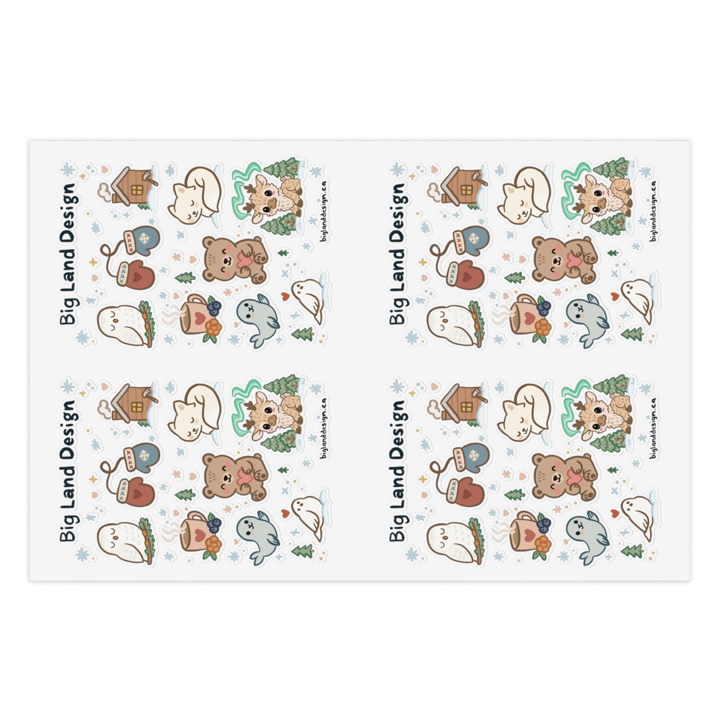 Labrador Critters Cozy Sticker Sheets