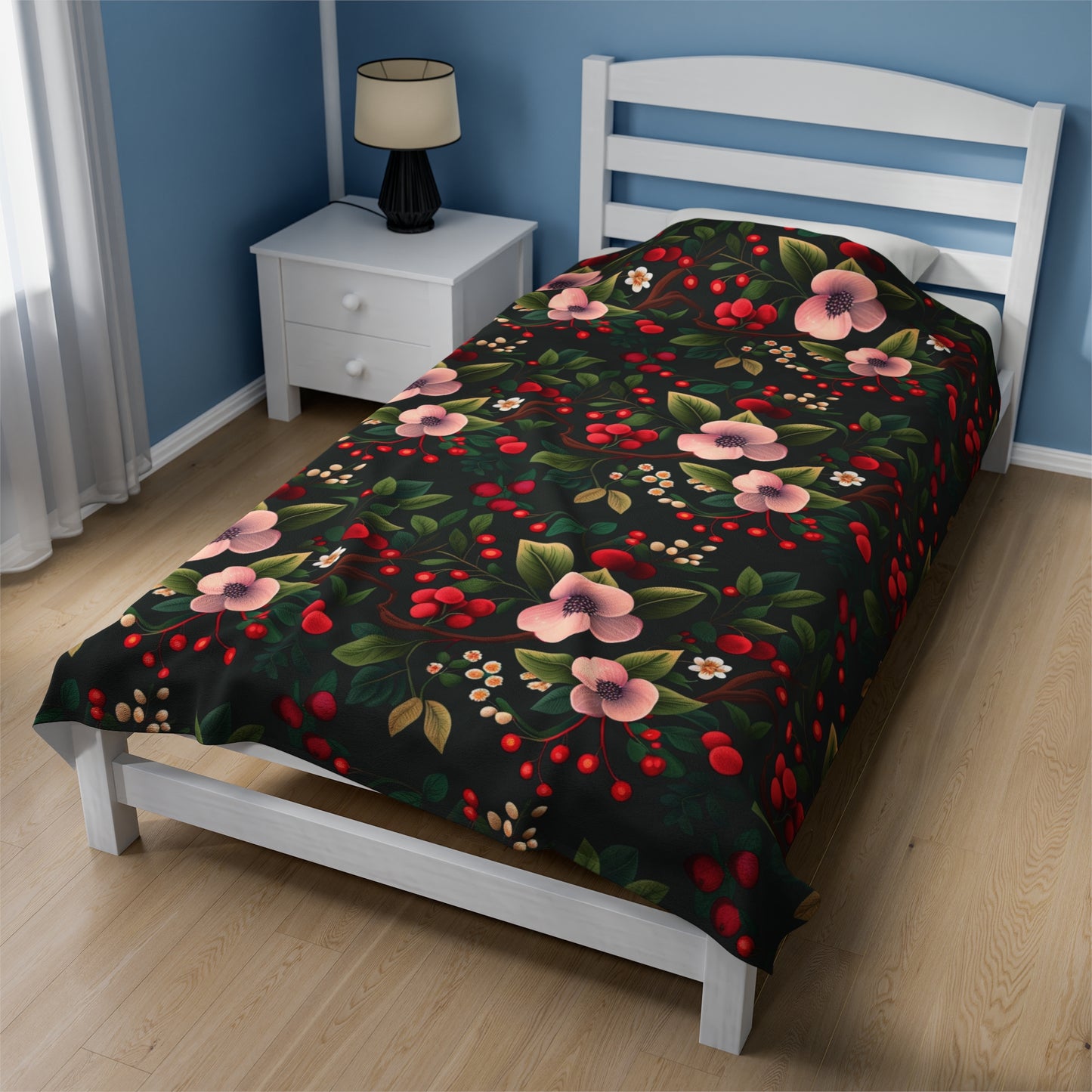 Redberry bliss - Velveteen Plush Blanket