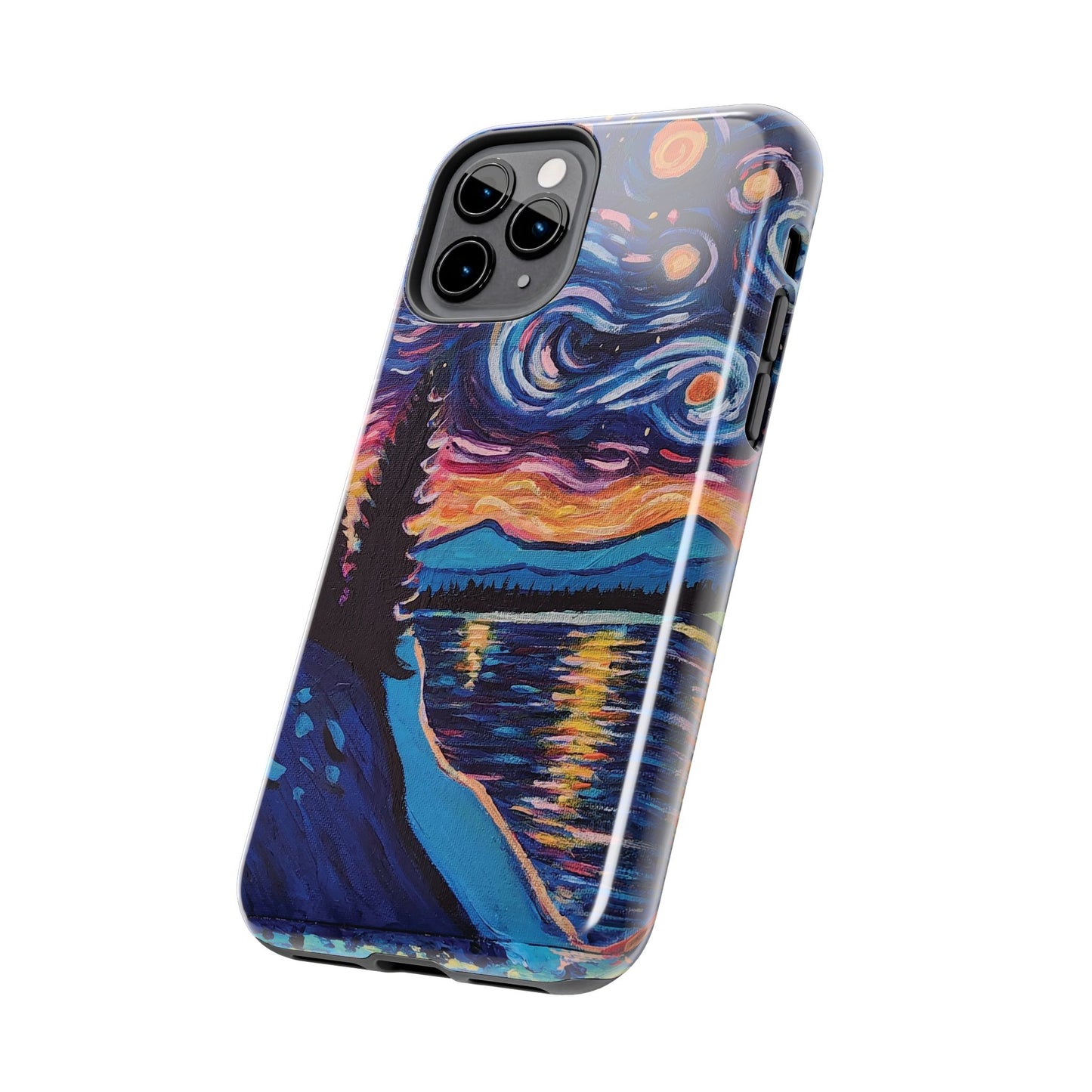 Starry Labrador Night - Tough Phone Cases