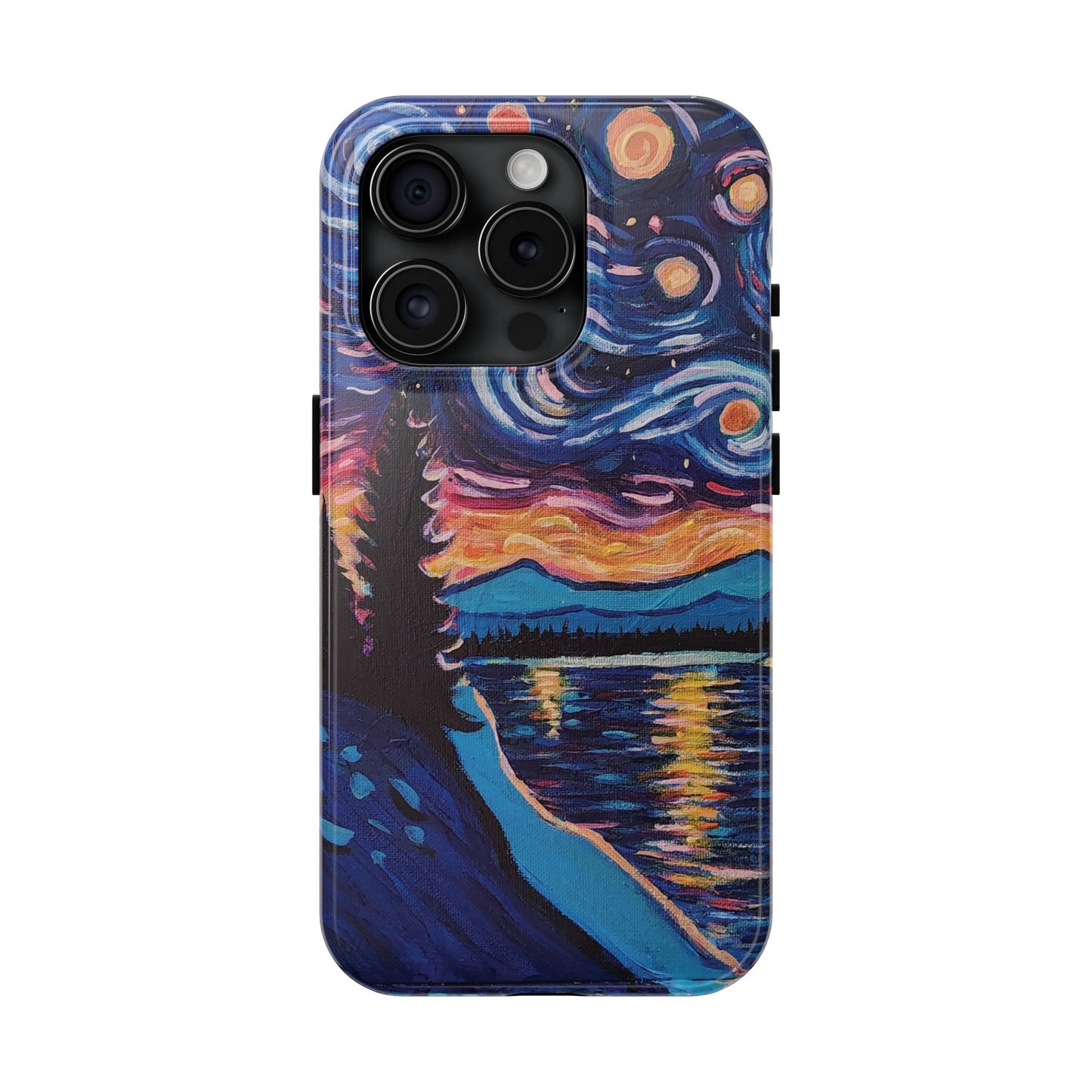Starry Labrador Night - Tough Phone Cases