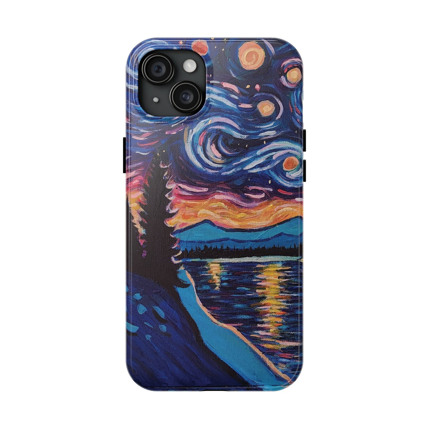 Starry Labrador Night - Tough Phone Cases