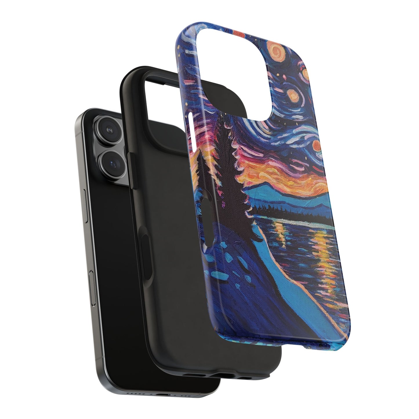 Starry Labrador Night - Tough Phone Cases