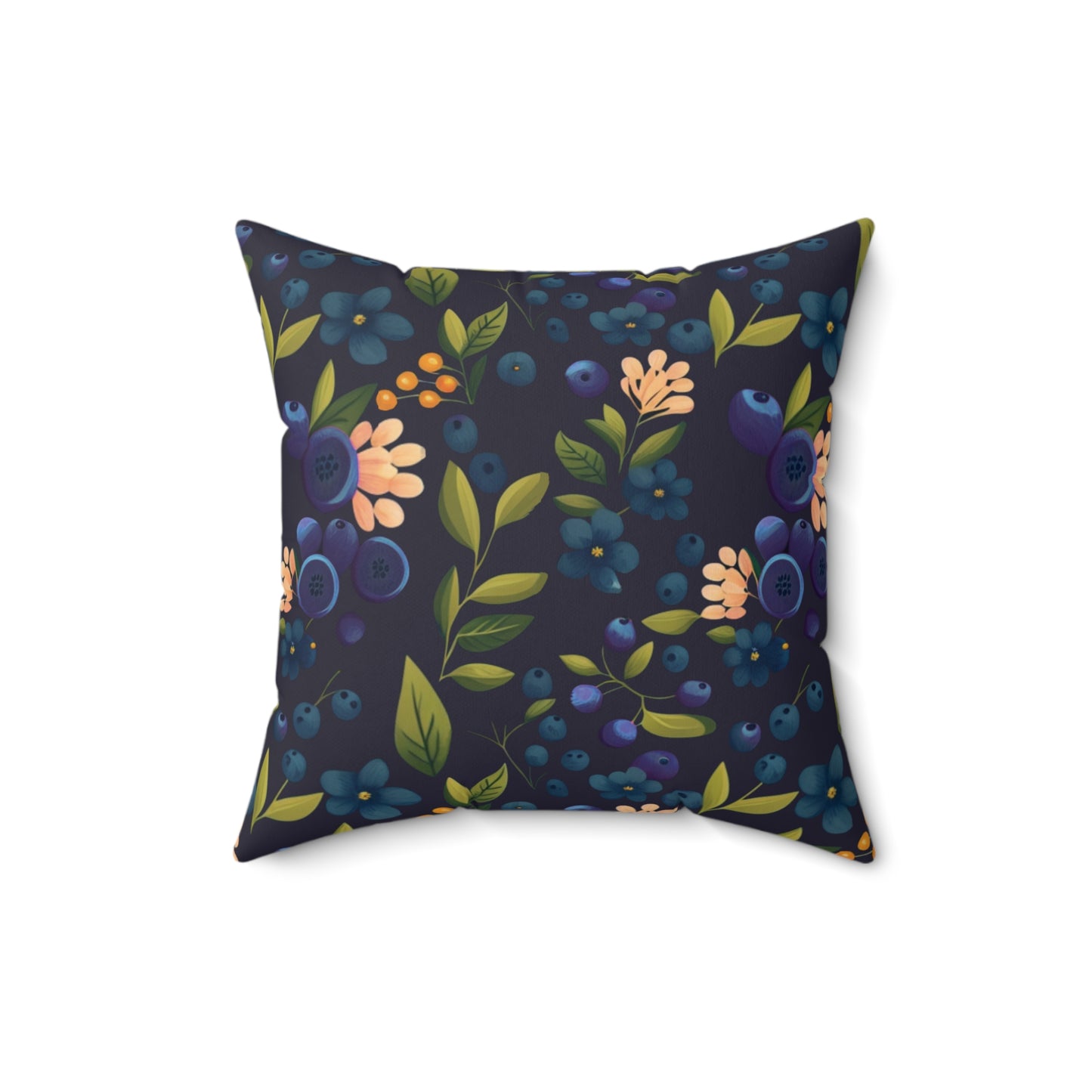 Blueberry Dream Square Pillow