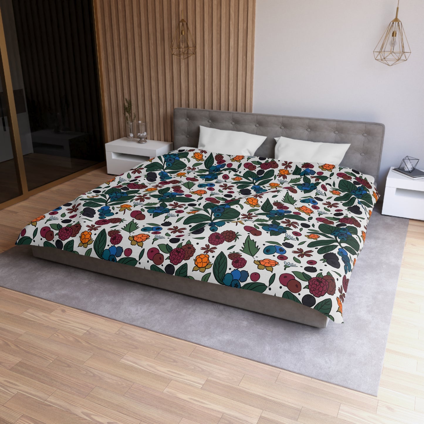 Berrypicking - Microfiber Duvet Cover