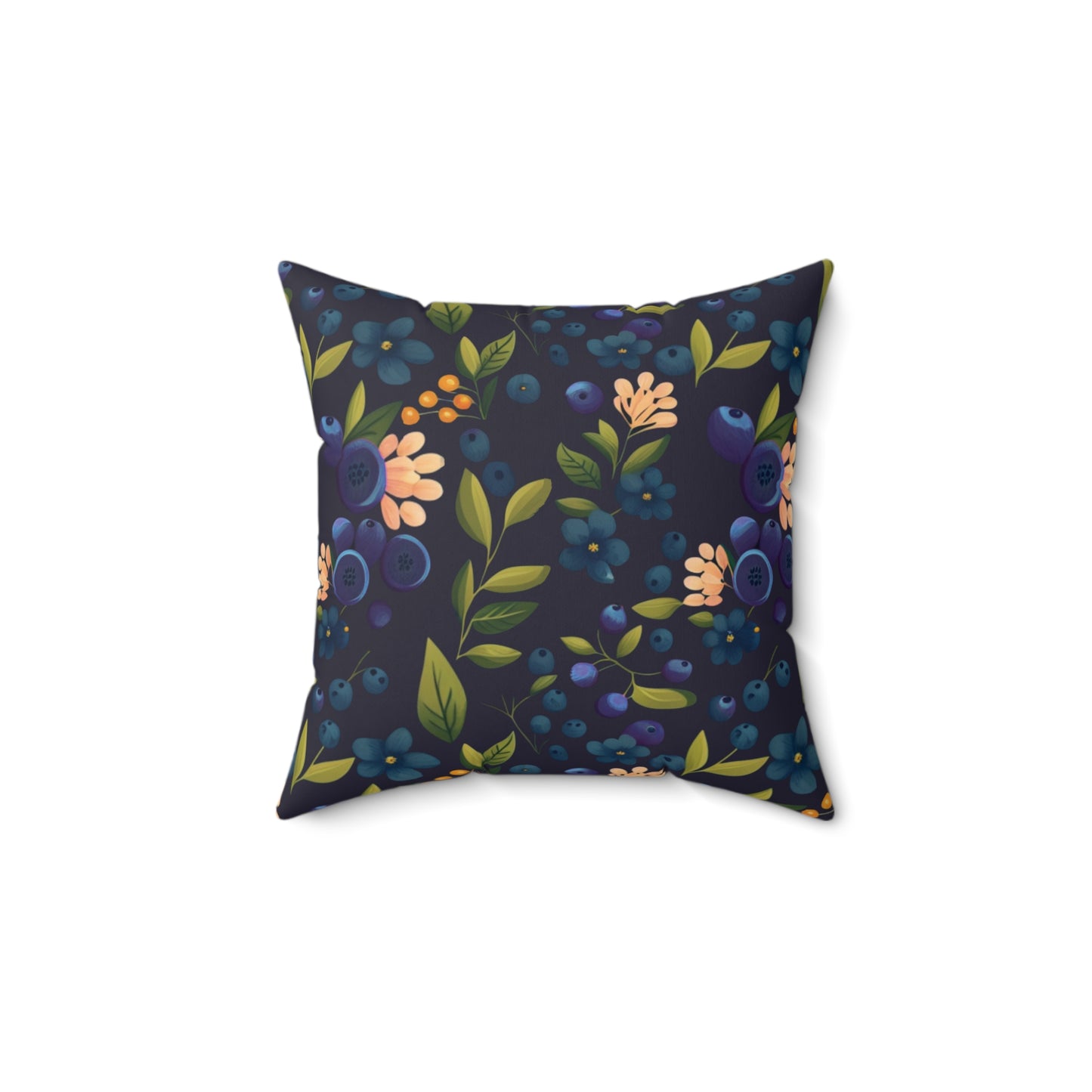 Blueberry Dream Square Pillow