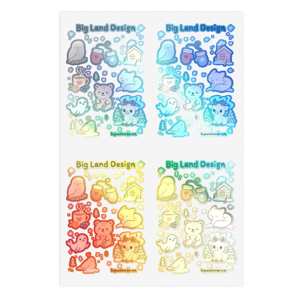 Labrador Critters Cozy Sticker Sheets