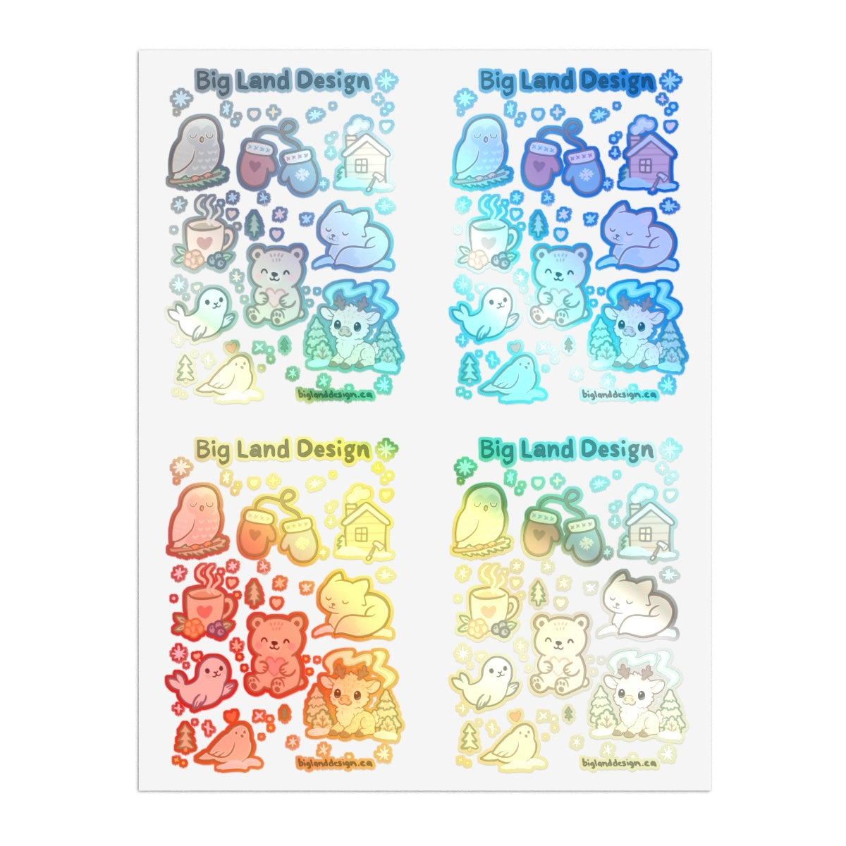 Labrador Critters Cozy Sticker Sheets