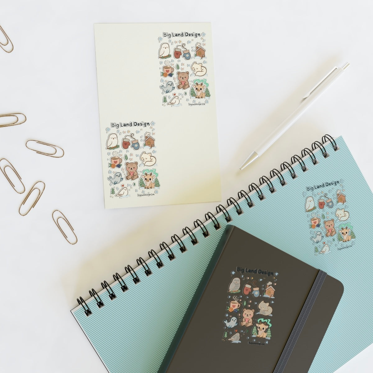 Labrador Critters Cozy Sticker Sheets