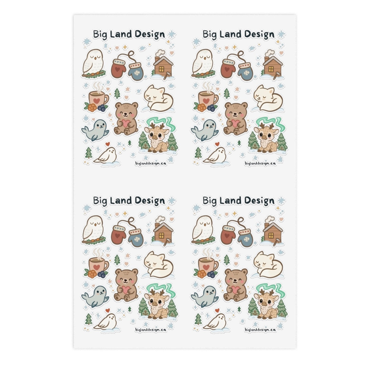 Labrador Critters Cozy Sticker Sheets