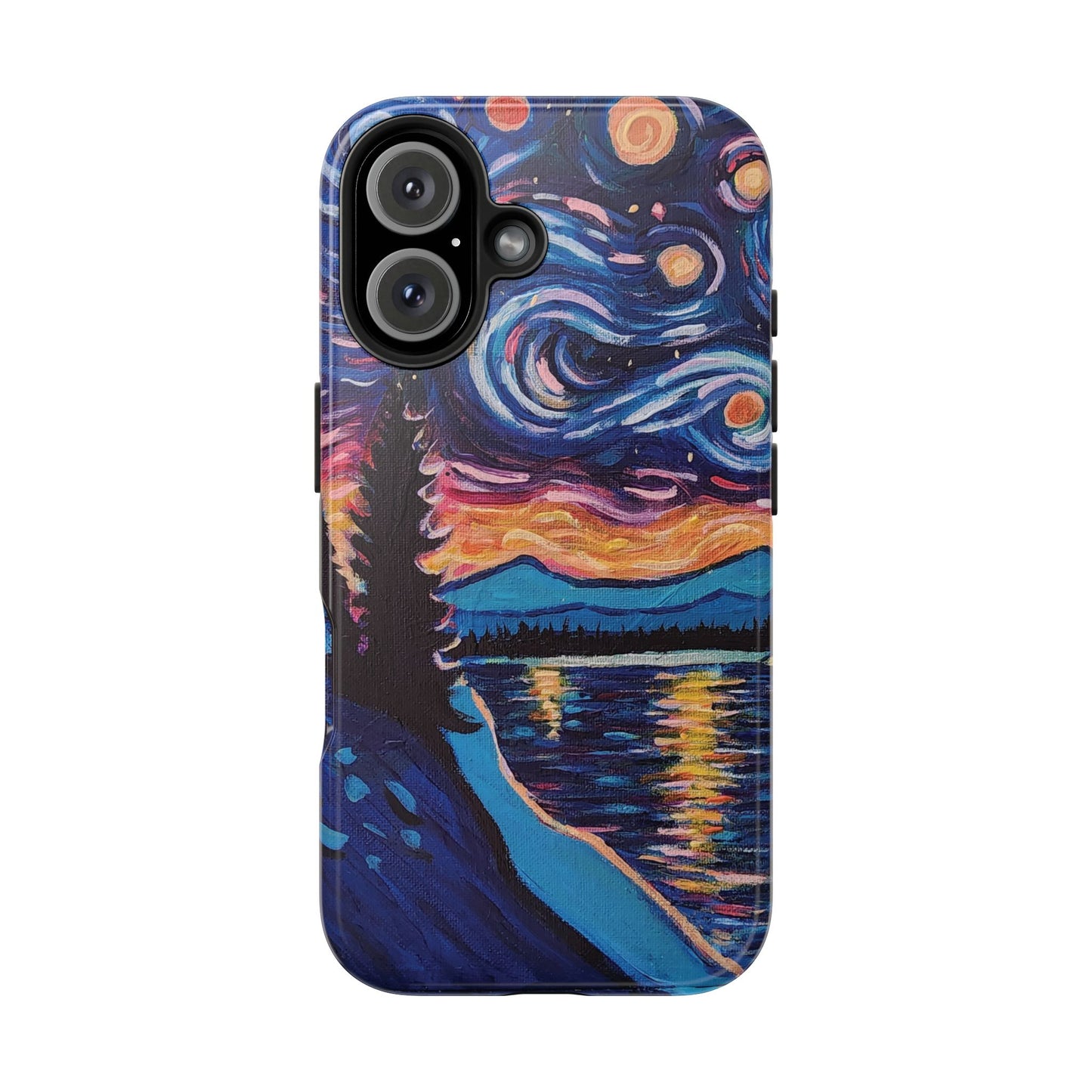 Starry Labrador Night - Tough Phone Cases
