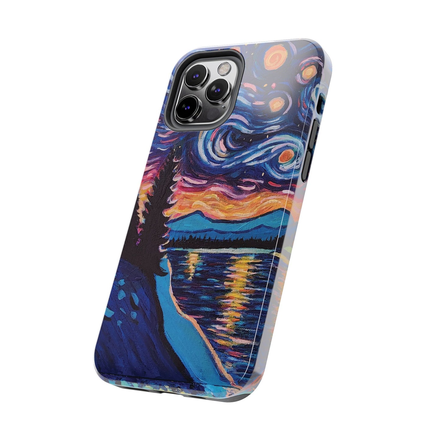 Starry Labrador Night - Tough Phone Cases