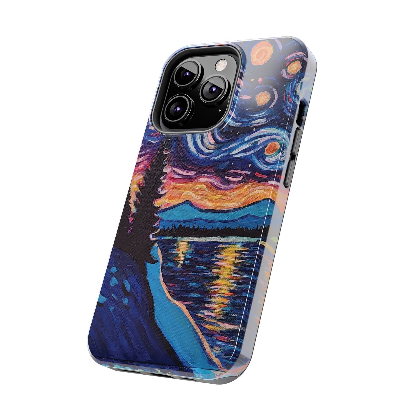 Starry Labrador Night - Tough Phone Cases