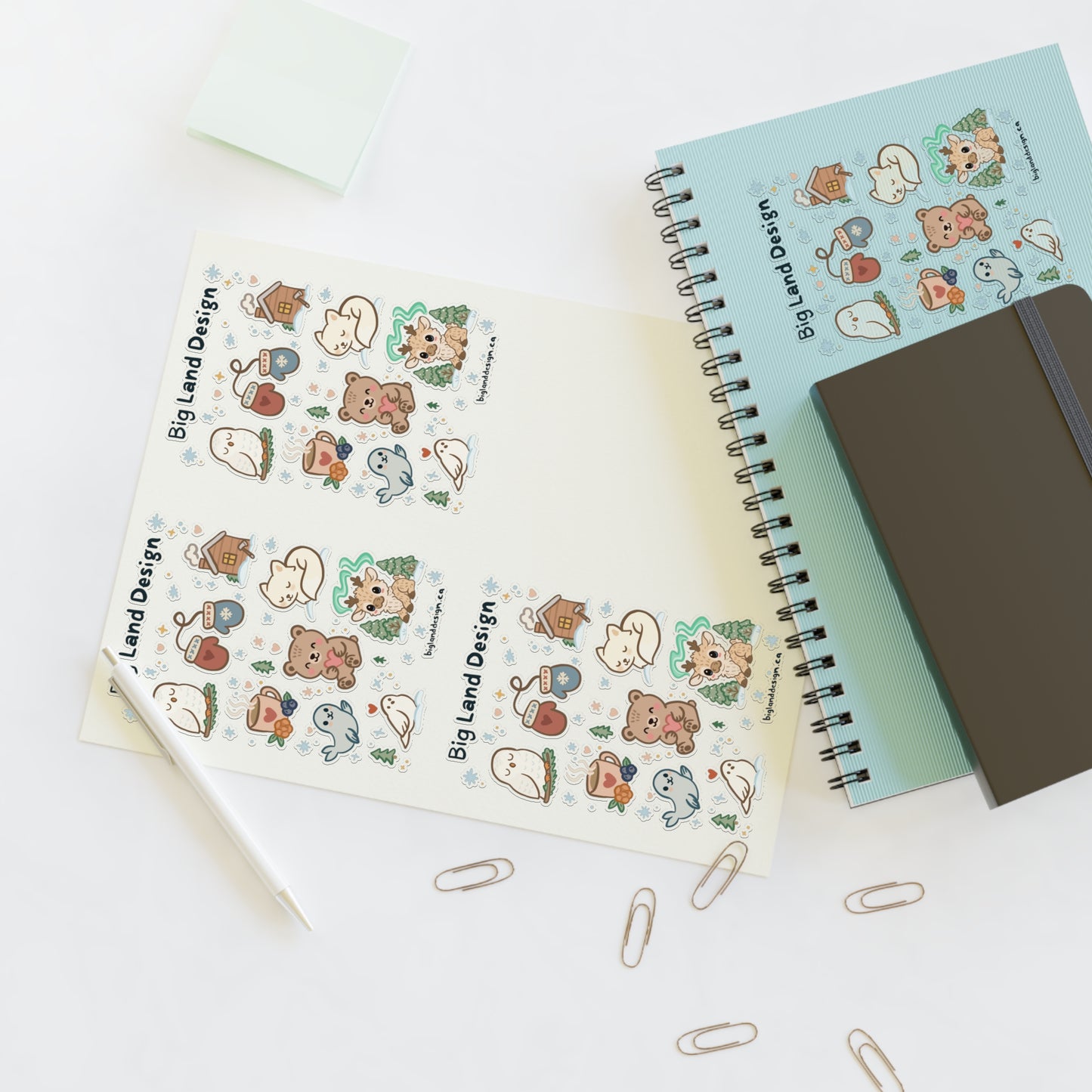 Labrador Critters Cozy Sticker Sheets