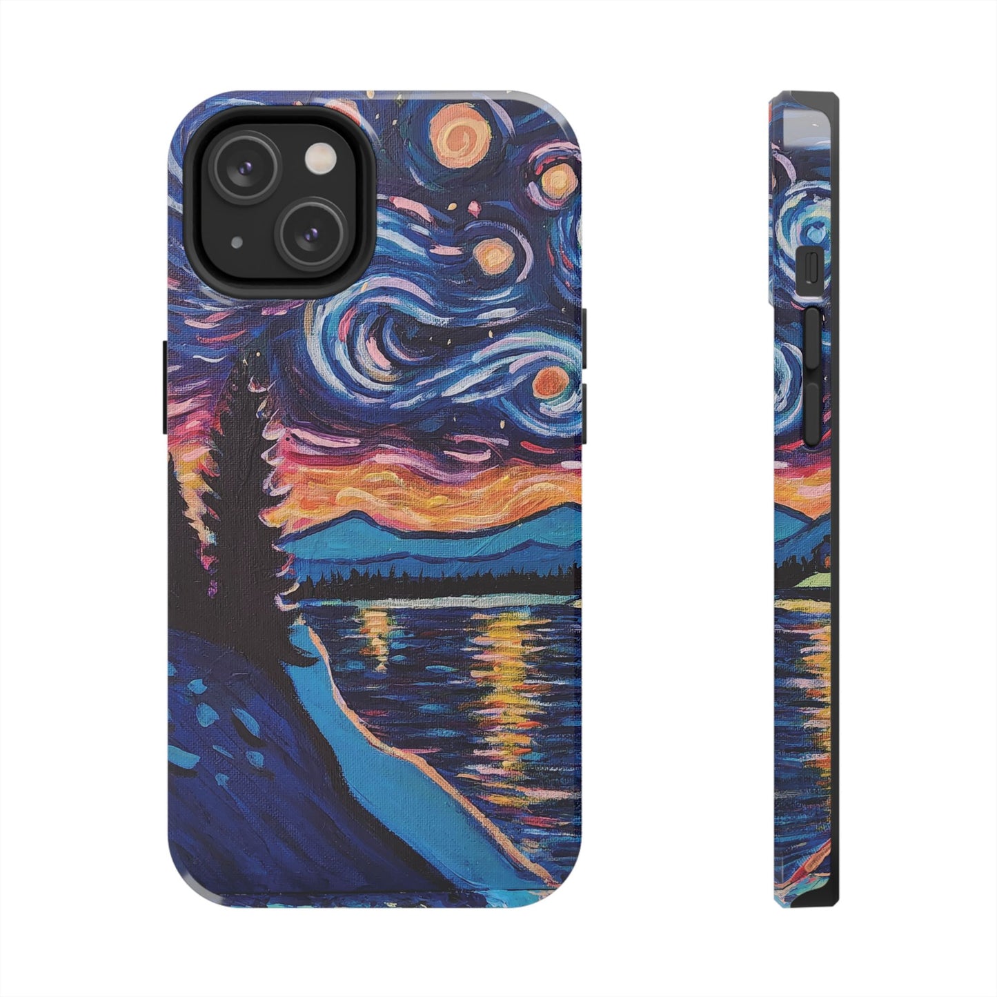 Starry Labrador Night - Tough Phone Cases