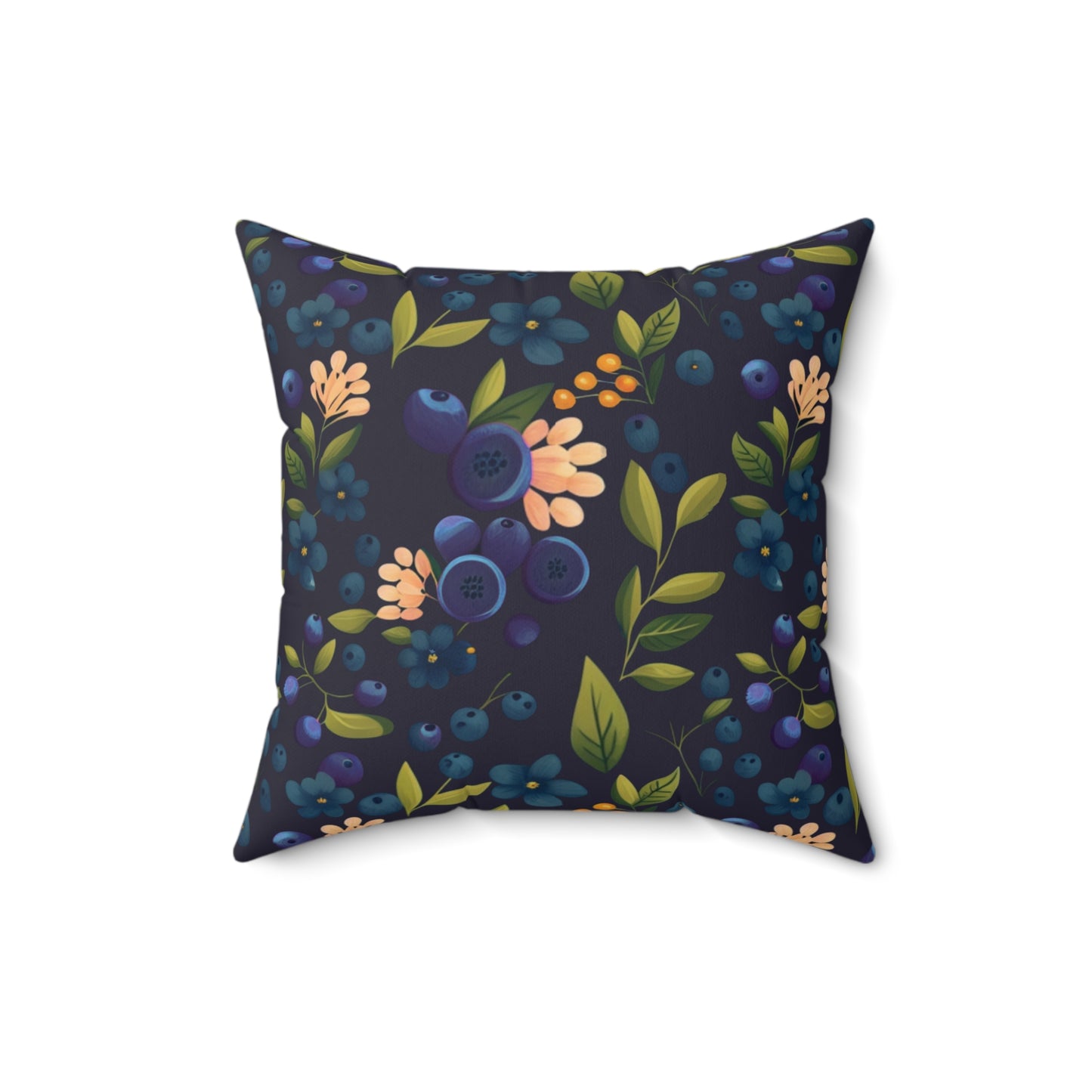 Blueberry Dream Square Pillow