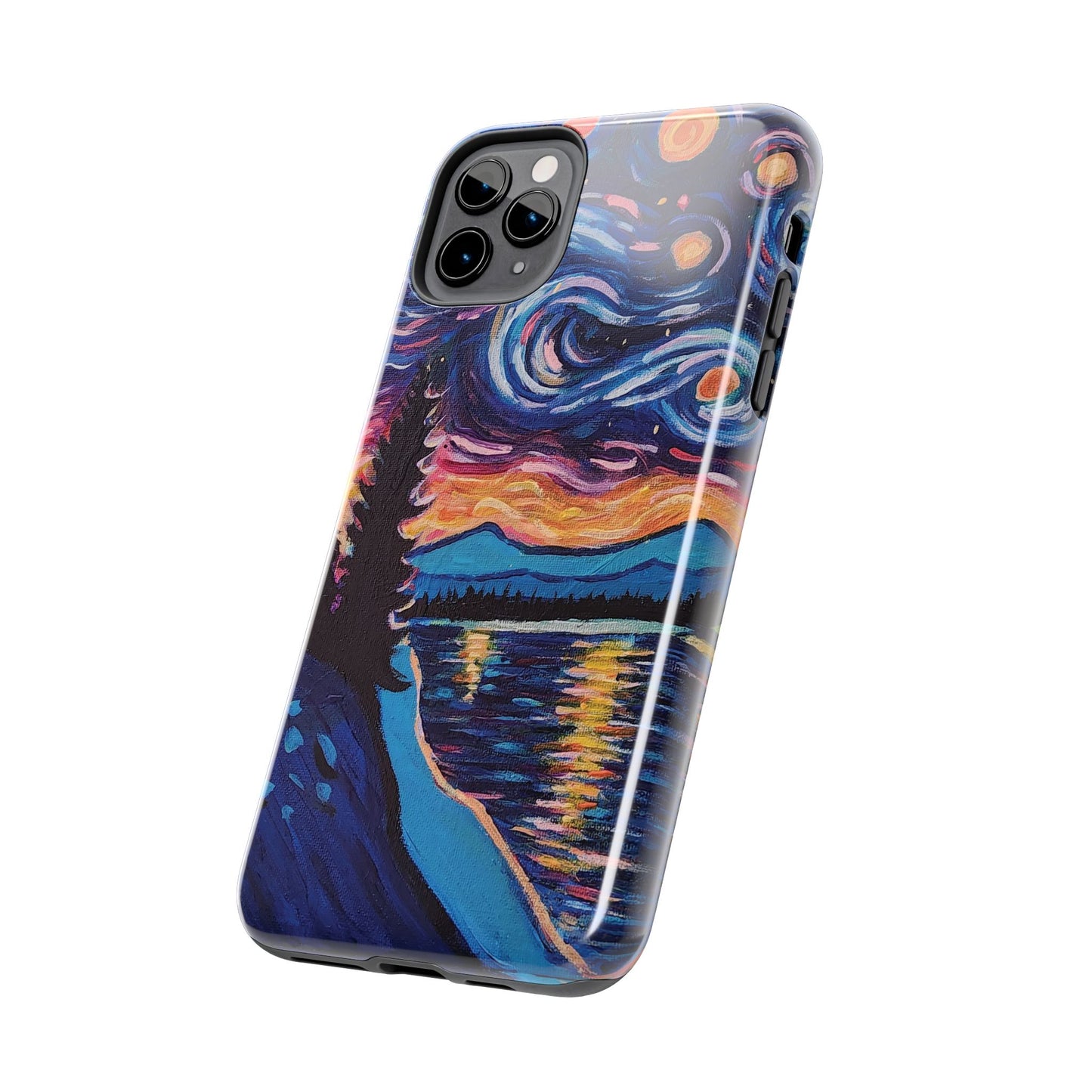 Starry Labrador Night - Tough Phone Cases