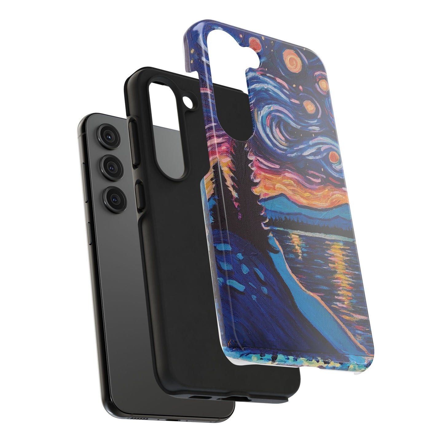 Starry Labrador Night - Tough Phone Cases