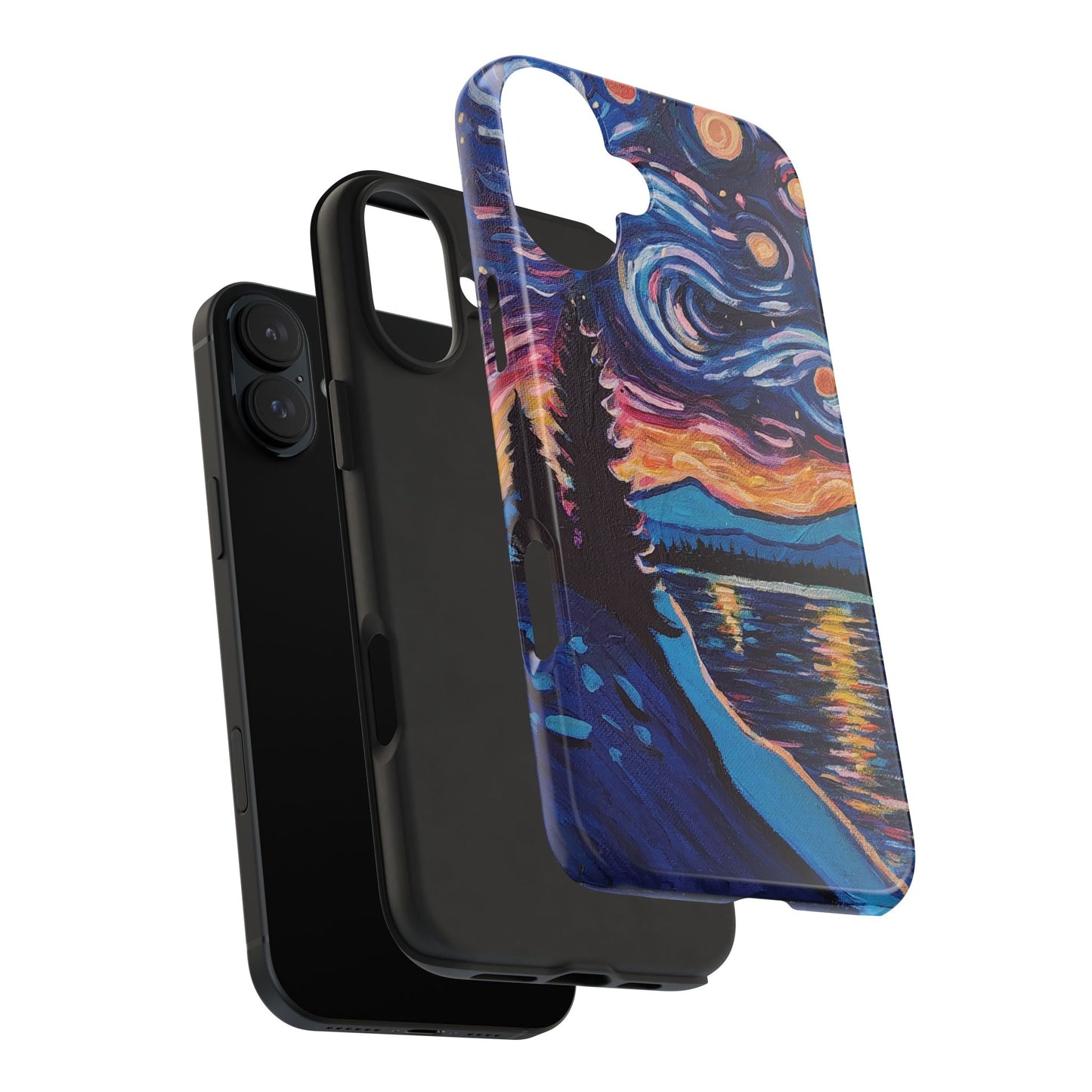 Starry Labrador Night - Tough Phone Cases