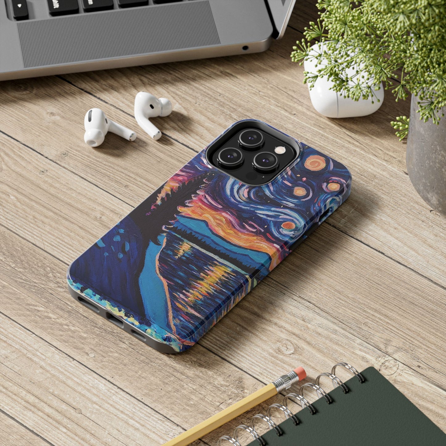 Starry Labrador Night - Tough Phone Cases