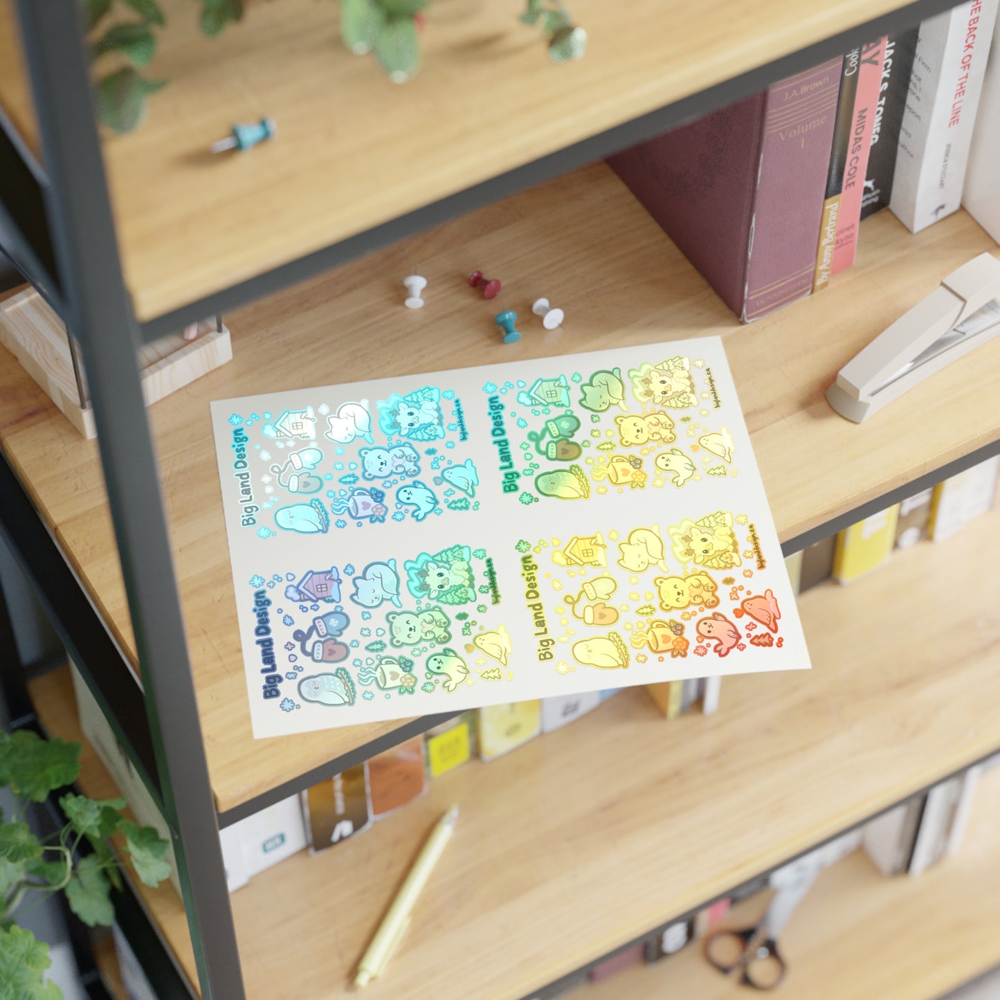 Labrador Critters Cozy Sticker Sheets