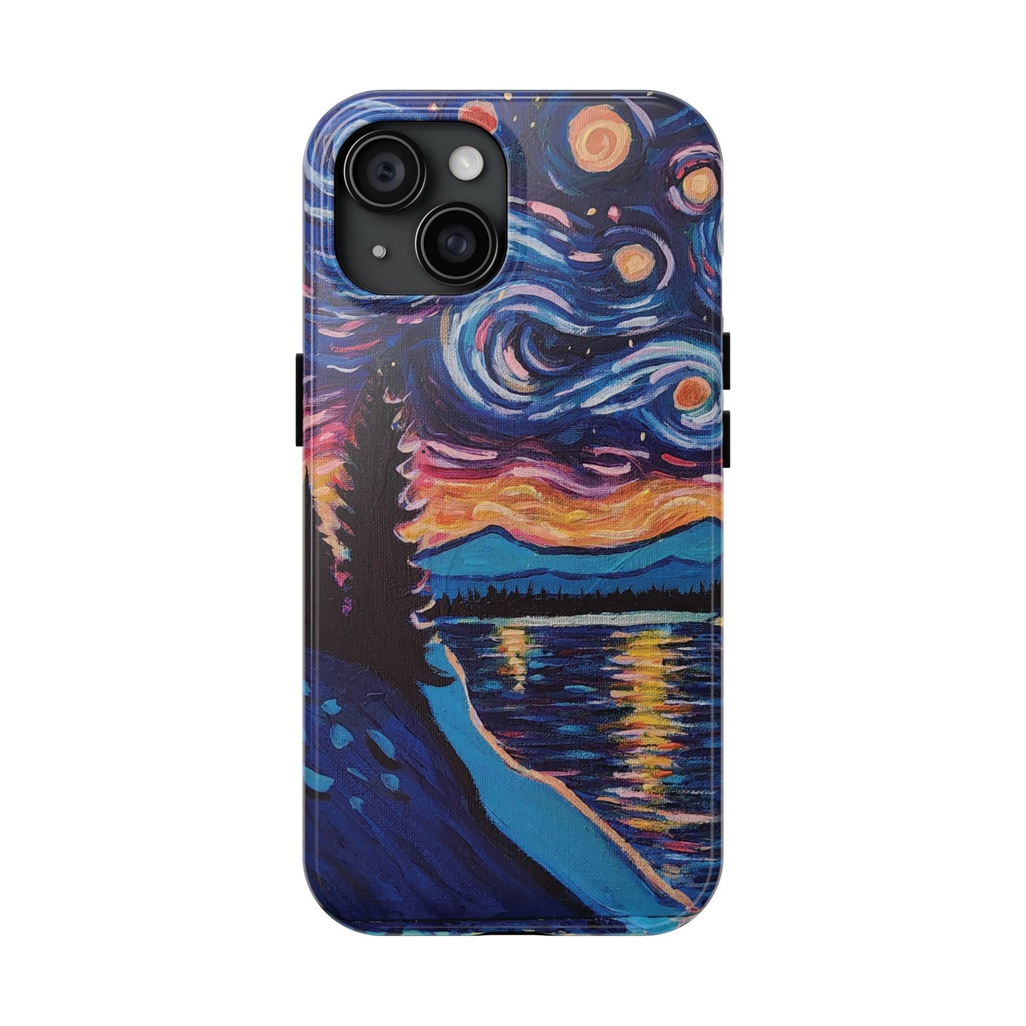 Starry Labrador Night - Tough Phone Cases