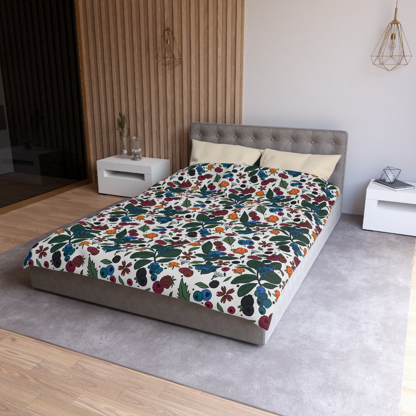 Berrypicking - Microfiber Duvet Cover