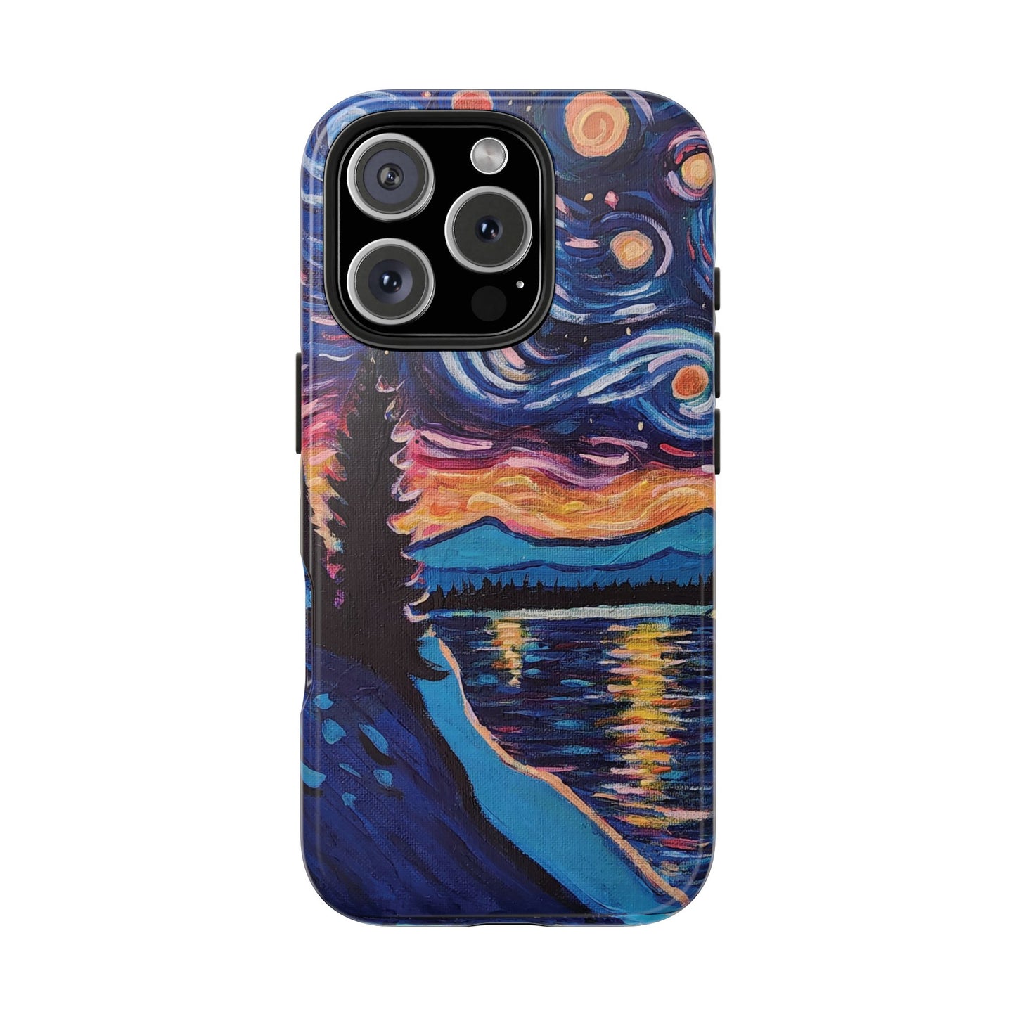 Starry Labrador Night - Tough Phone Cases